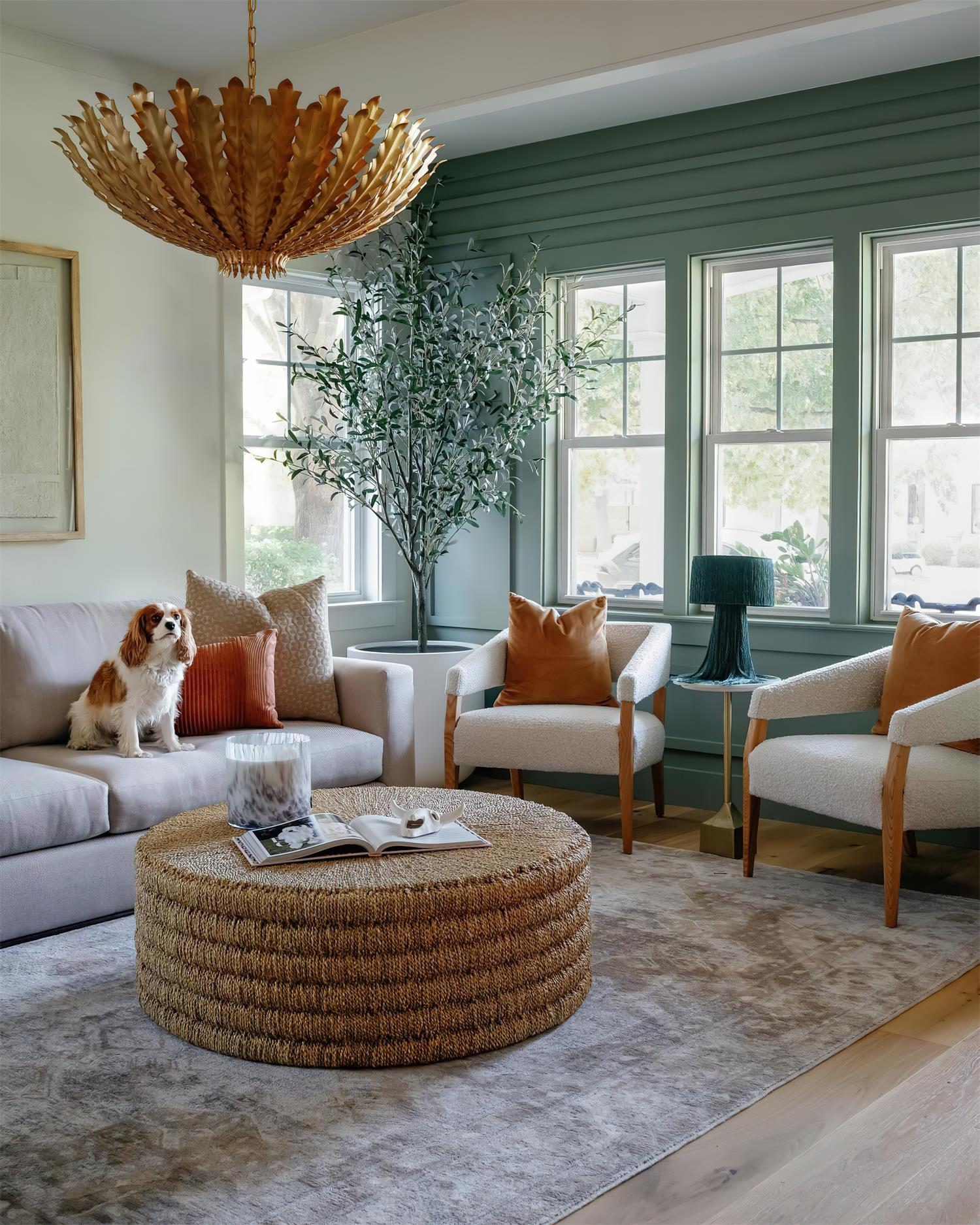 Geyon Golden Leaf Chandelier - Letslighting