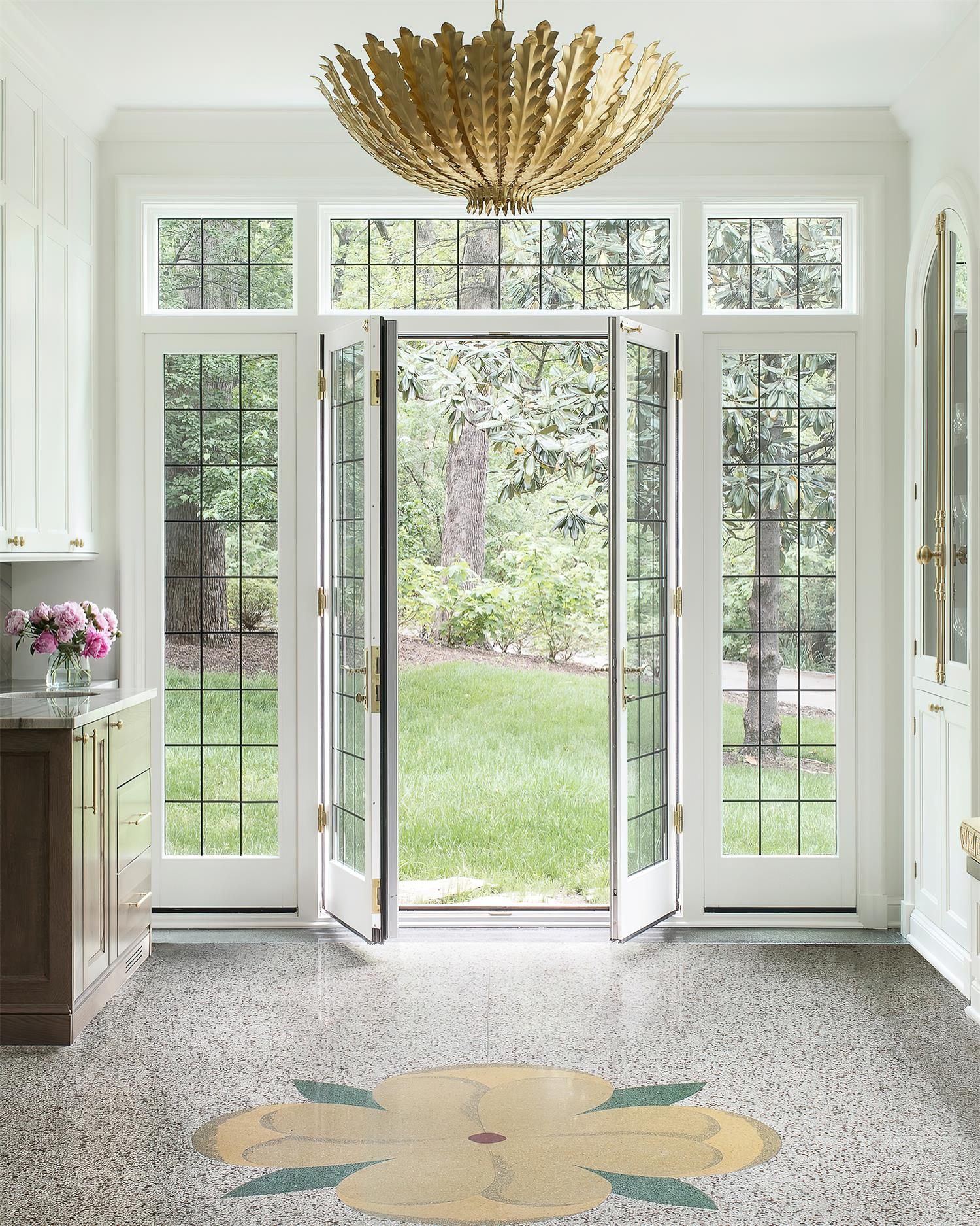 Geyon Golden Leaf Chandelier - Letslighting