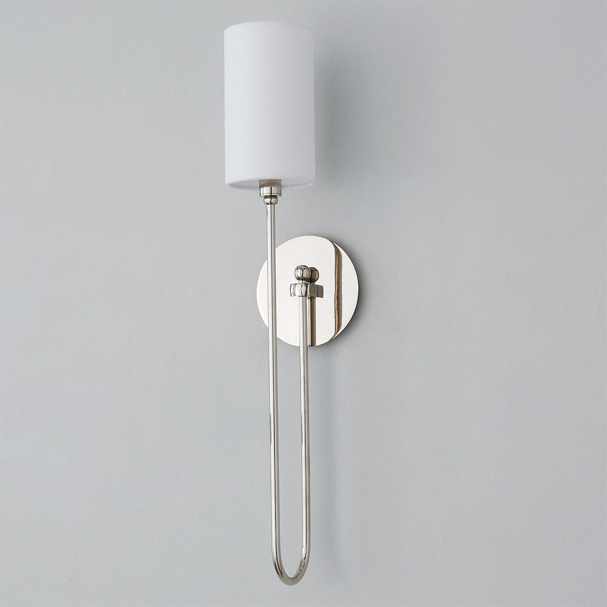 Syvineth Modern Minimalist Brass Fabric Wall Lamp - Lamp Copper