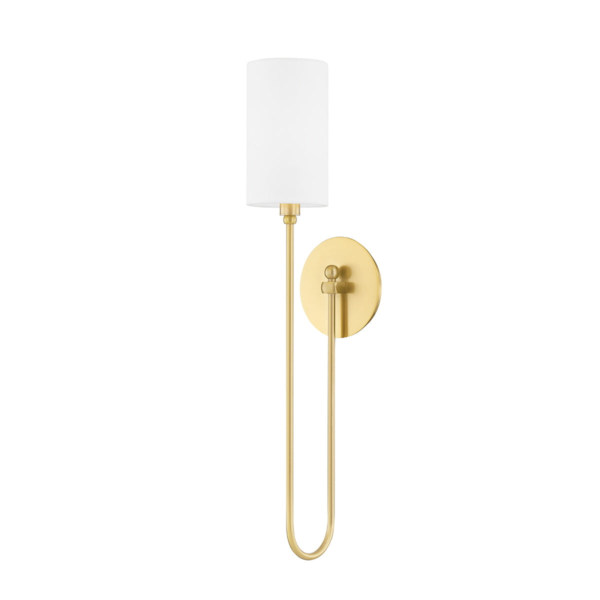 Syvineth Modern Minimalist Brass Fabric Wall Lamp - Lamp Copper