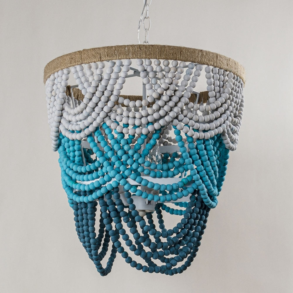 Alshaila Postmodern Luxury Wooden Metal Chandelier - Lamp Copper