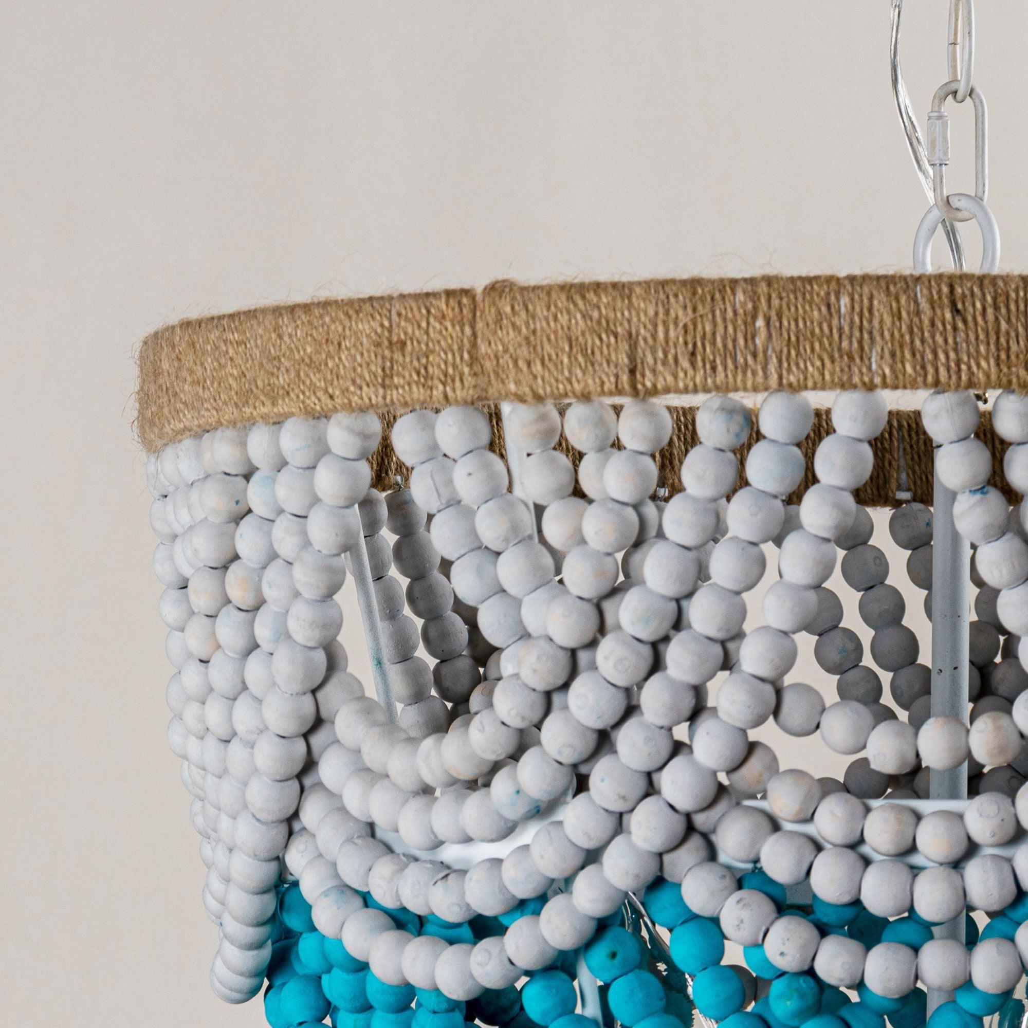 Alshaila Postmodern Luxury Wooden Metal Chandelier - Lamp Copper