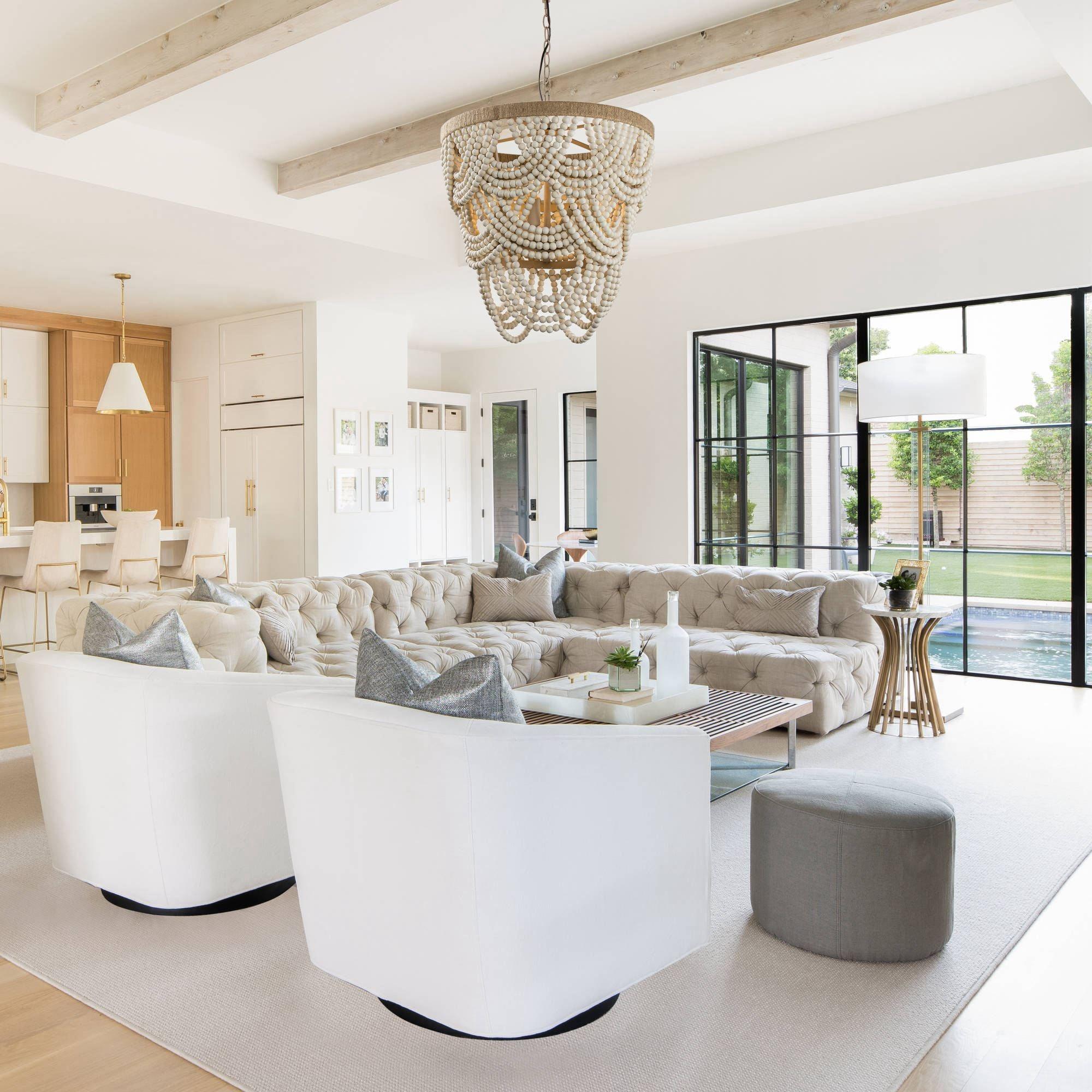 Alshaila Postmodern Luxury Wooden Metal Chandelier - Lamp Copper