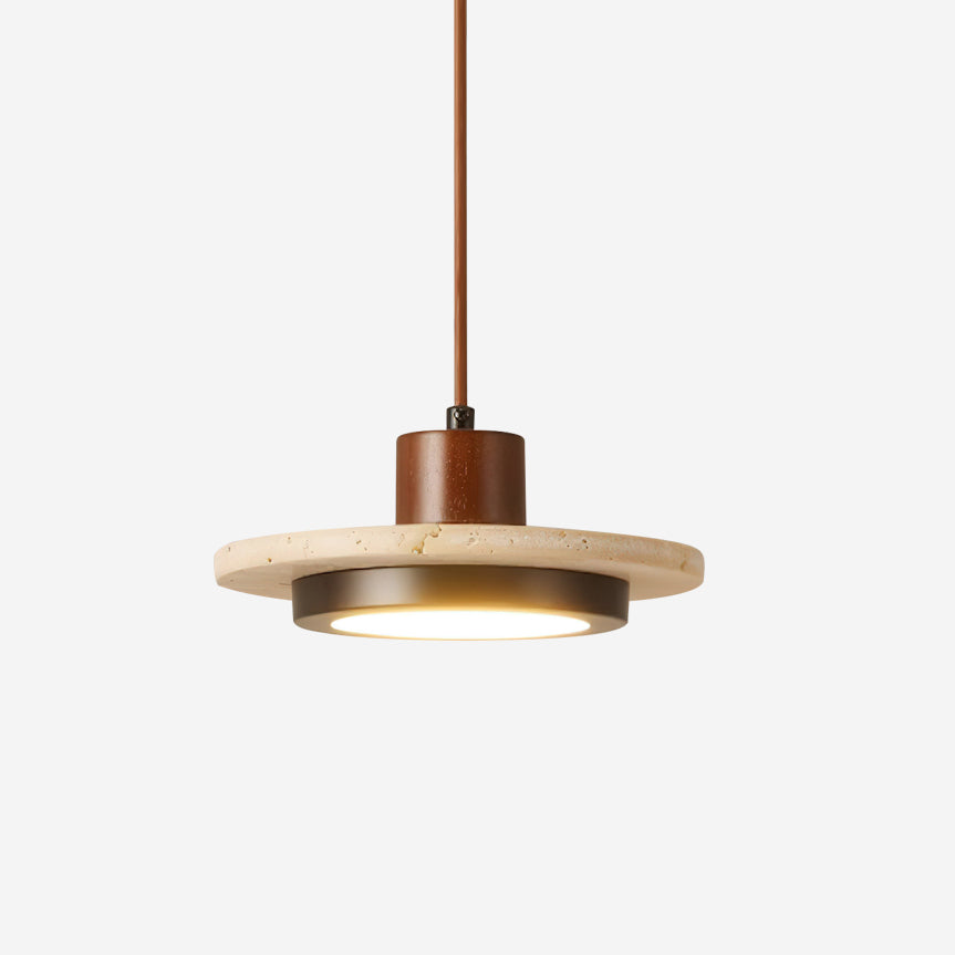 Solaro Travertine LED Pendant Light - Letslighting
