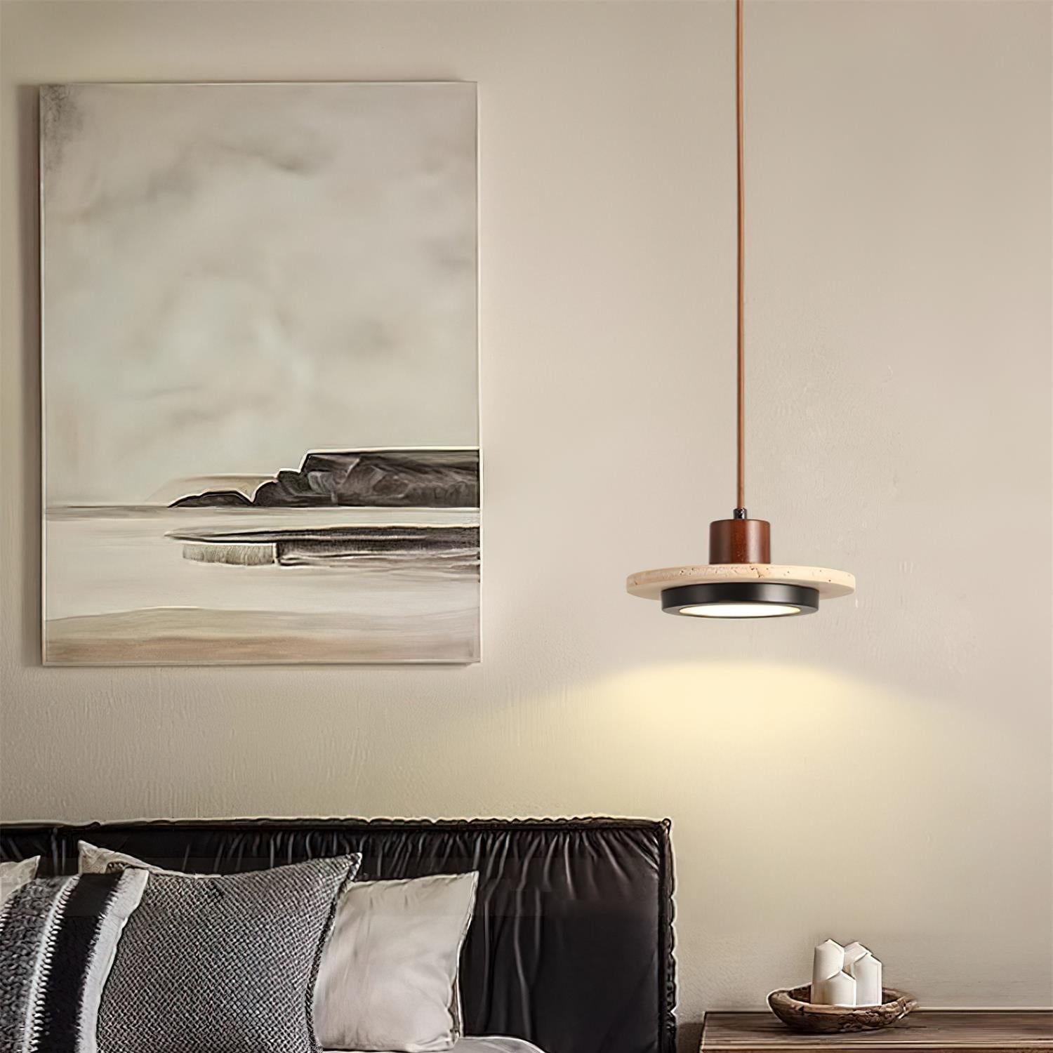 Solaro Travertine LED Pendant Light - Letslighting