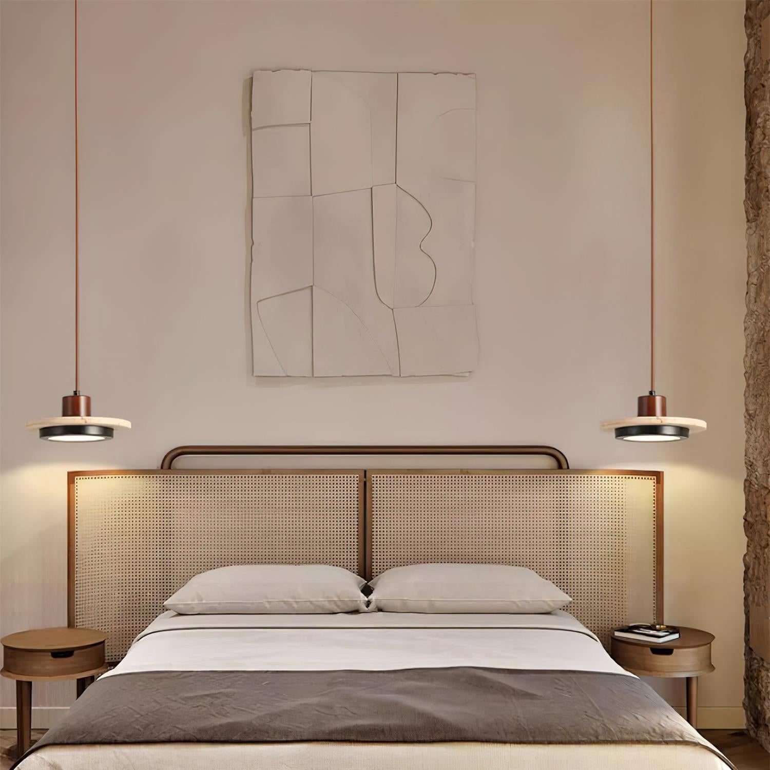 Solaro Travertine LED Pendant Light - Letslighting