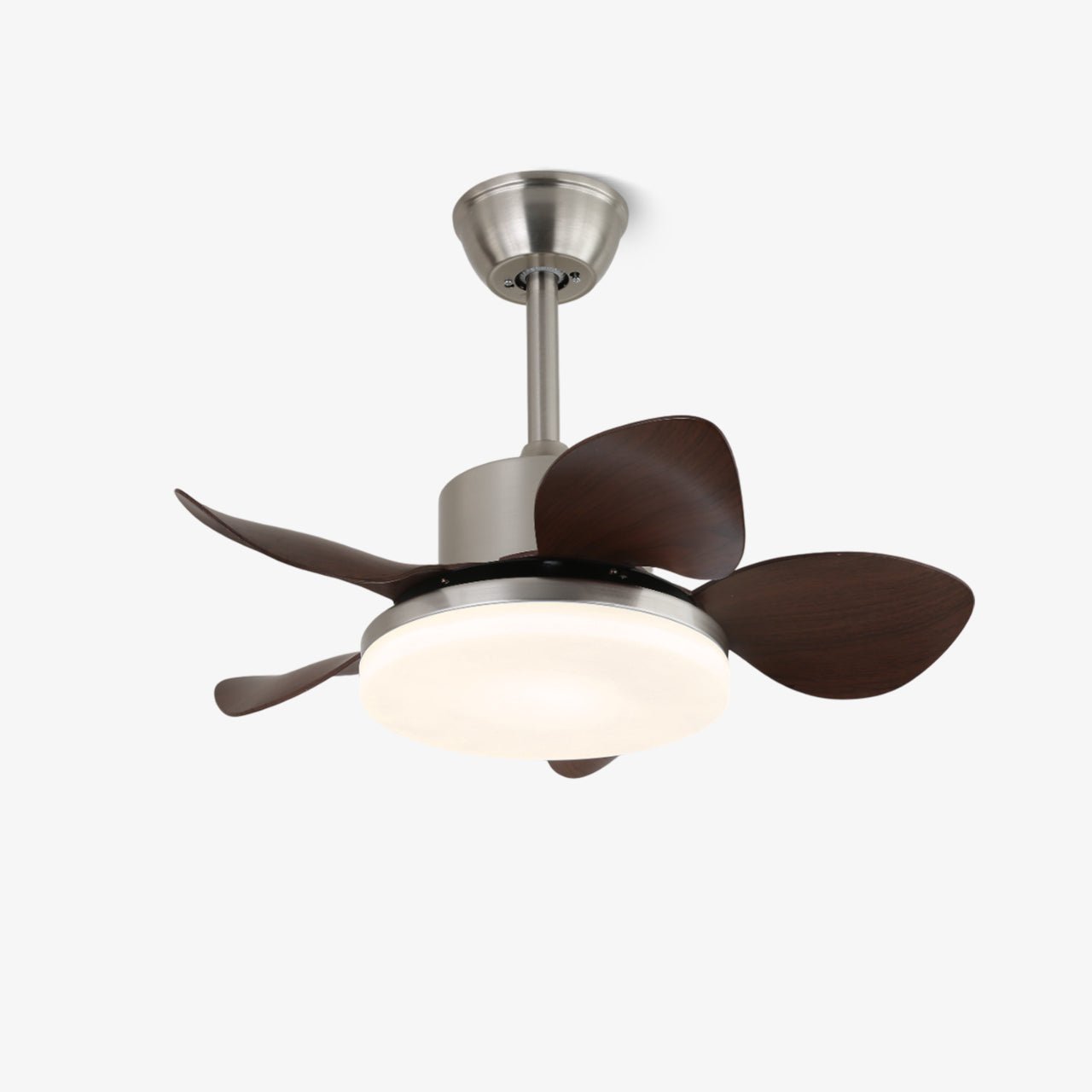 Ventilatore da soffitto con luce Kaelen in legno
