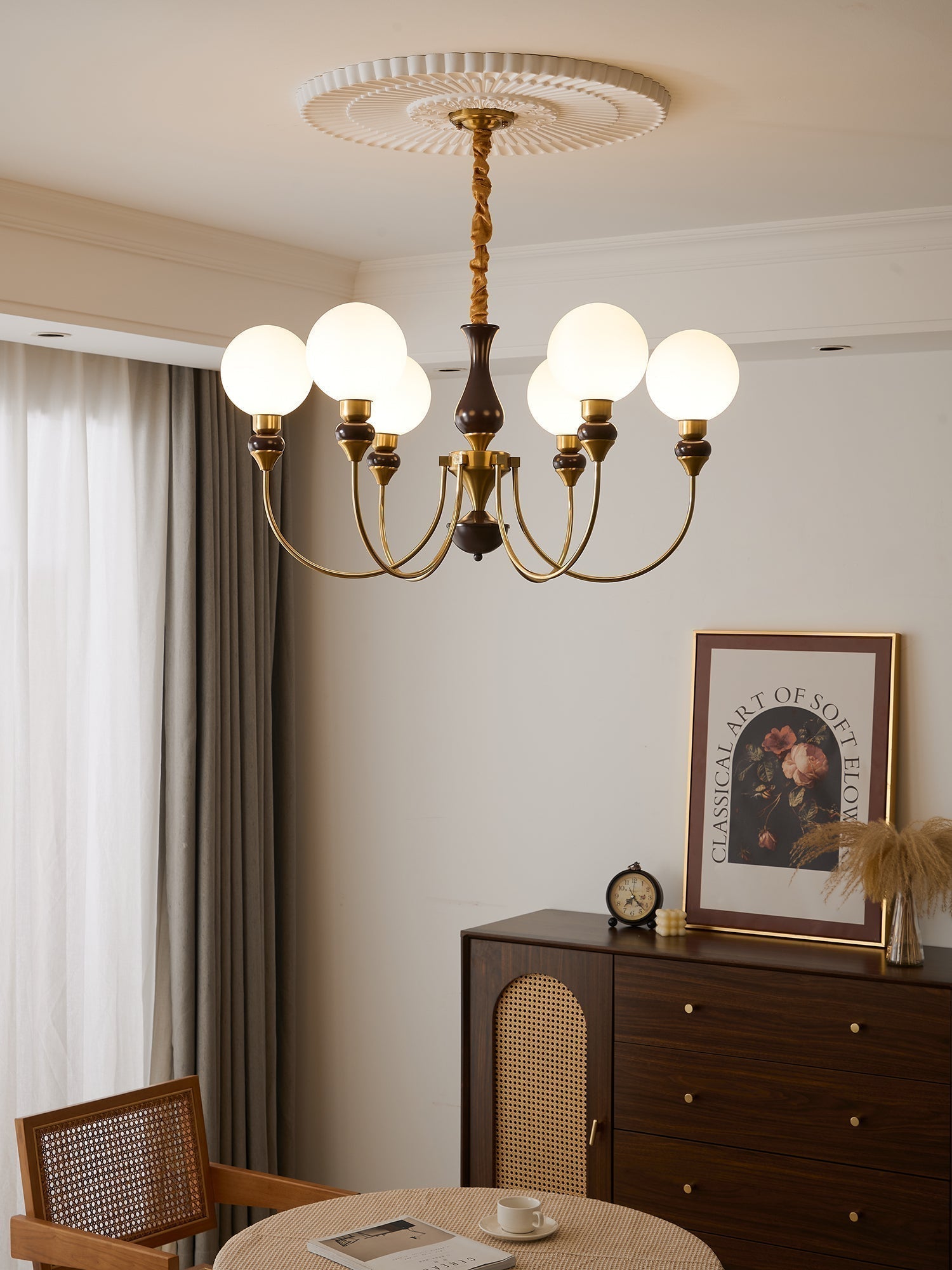 Helena Curve Chandelier - Blowlighting