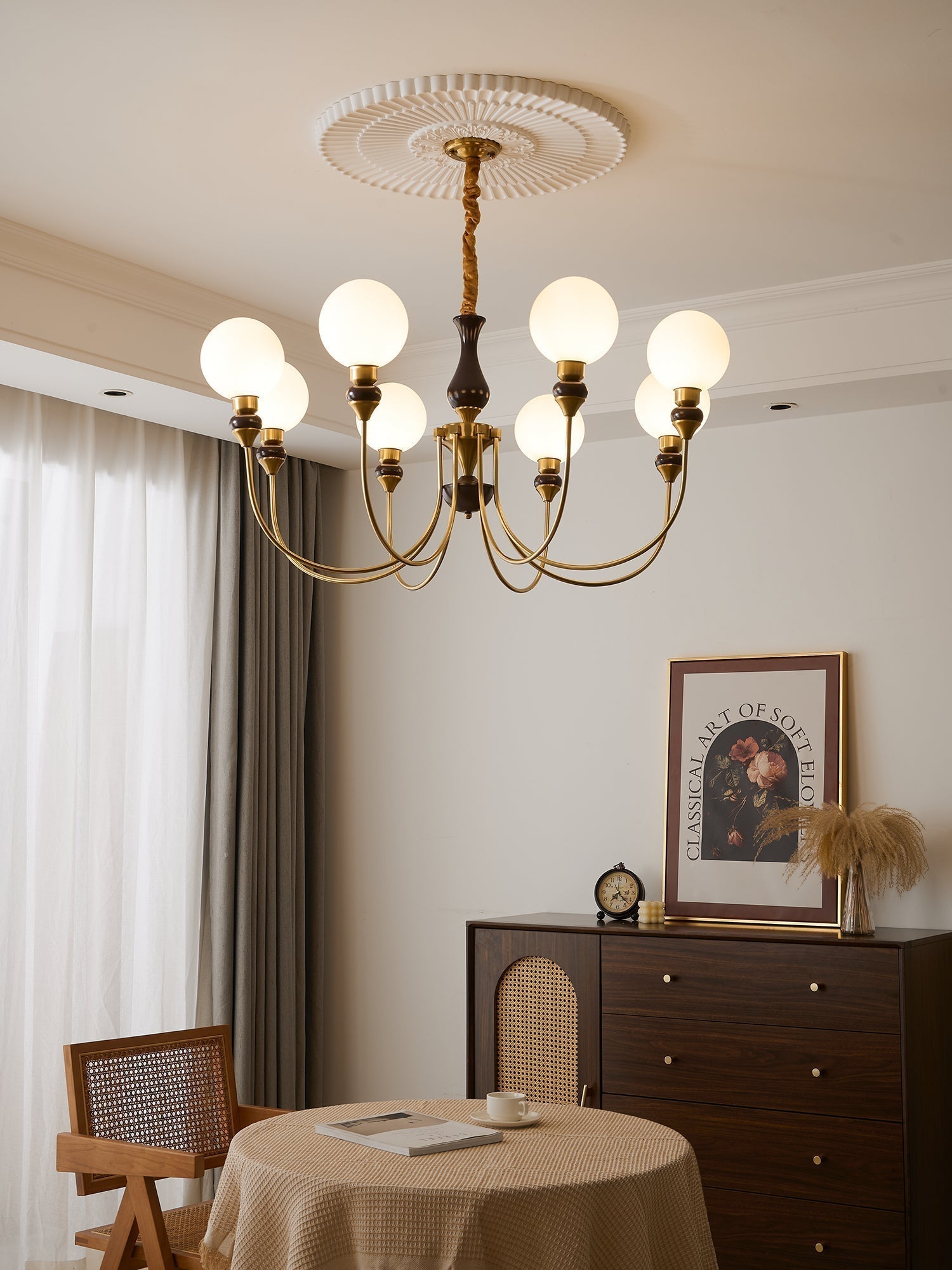 Helena Curve Chandelier - Blowlighting
