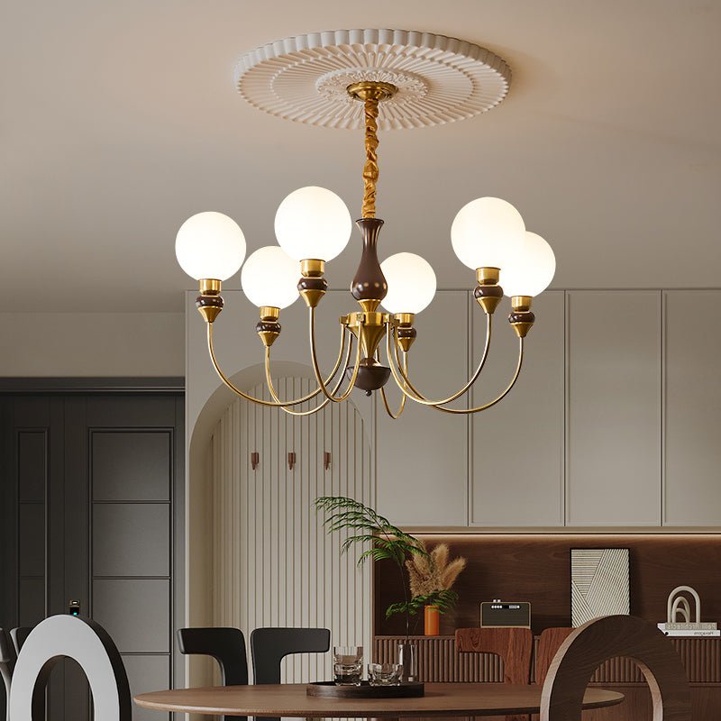 Helena Curve Chandelier - Blowlighting
