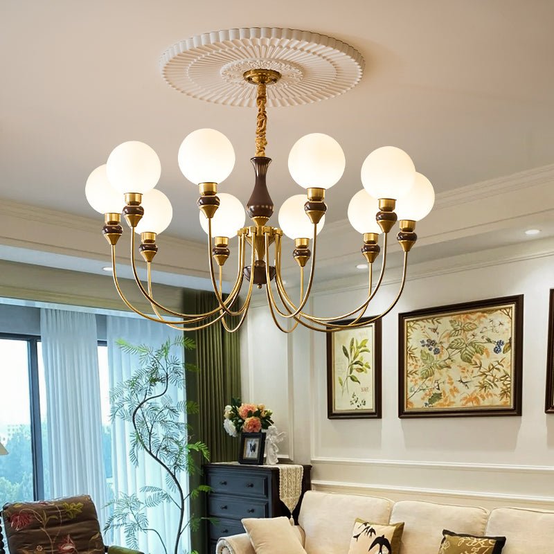 Helena Curve Chandelier - Blowlighting
