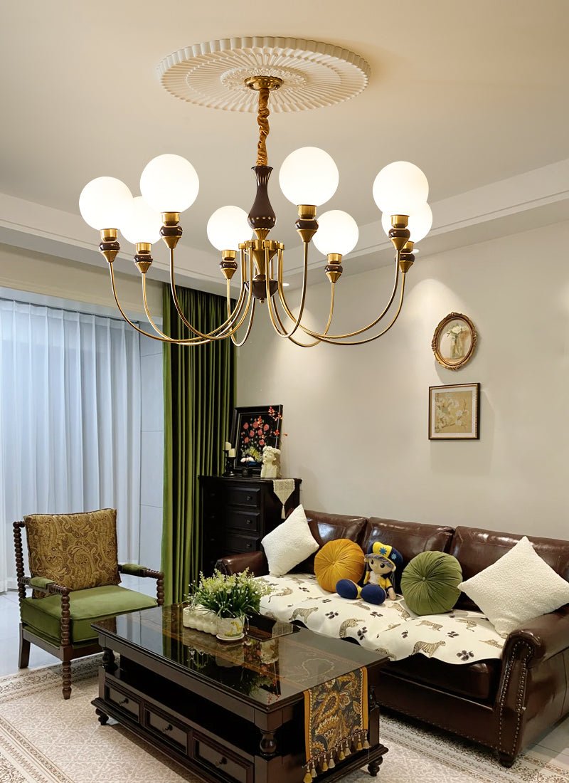 Helena Curve Chandelier - Blowlighting