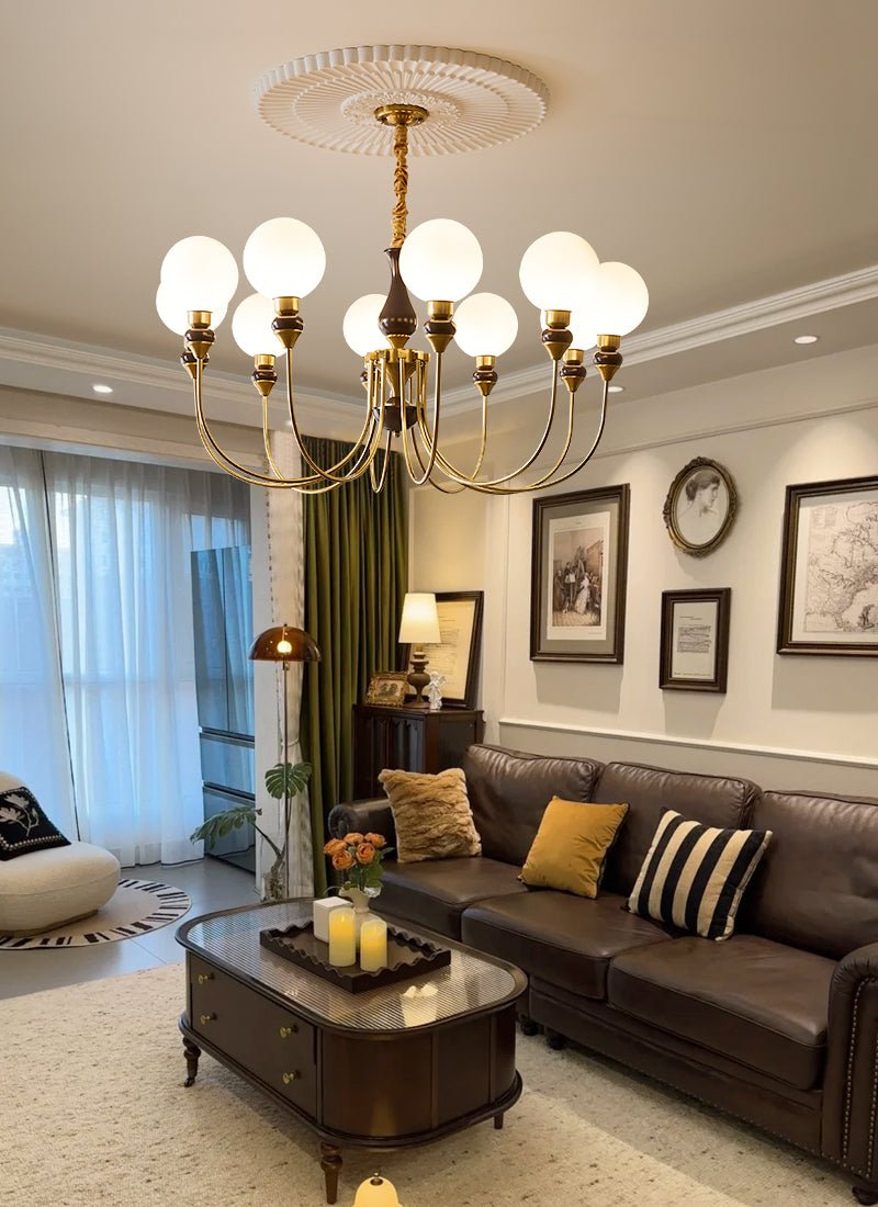 Helena Curve Chandelier - Blowlighting