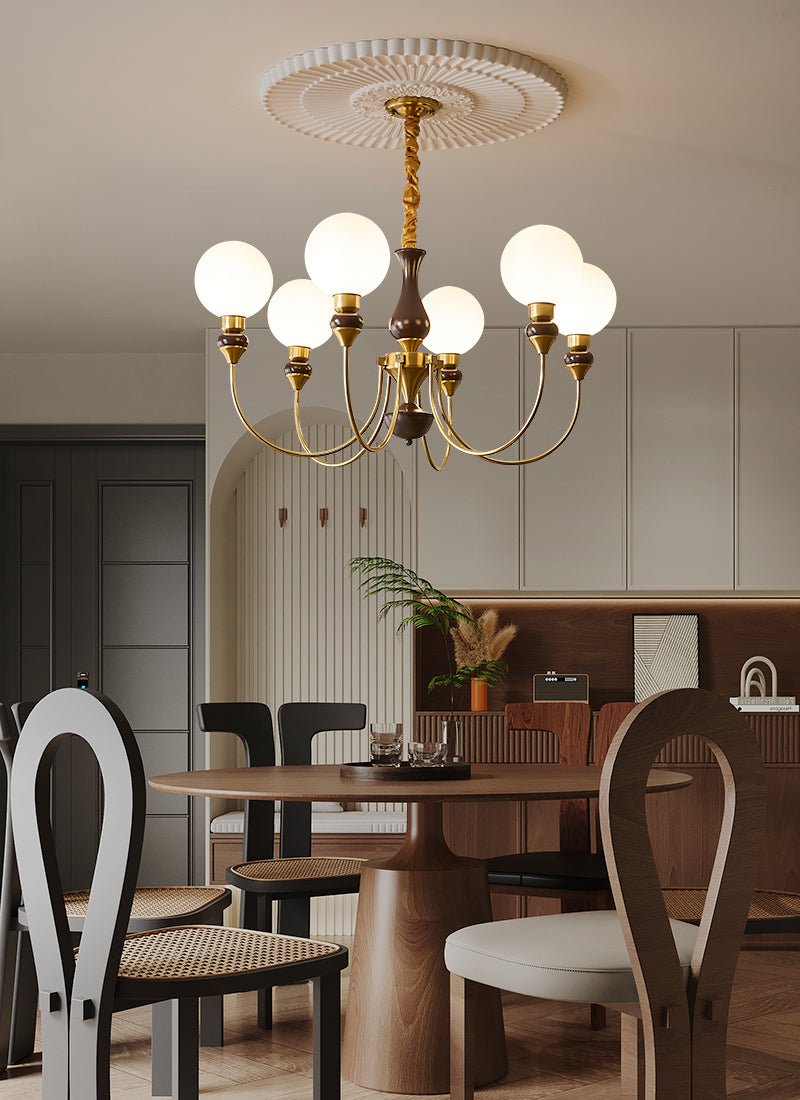 Helena Curve Chandelier - Blowlighting
