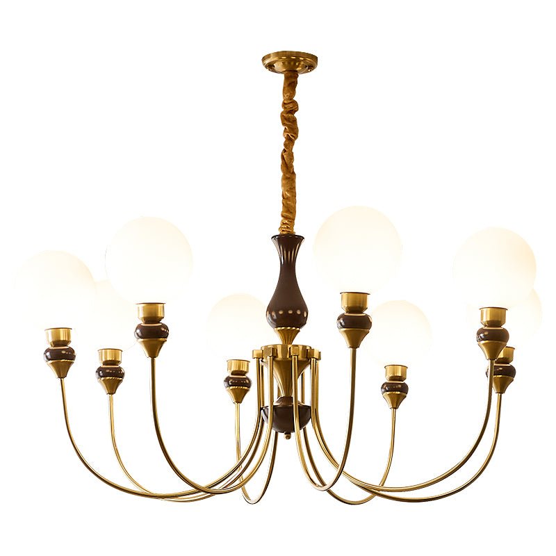 Helena Curve Chandelier - Blowlighting