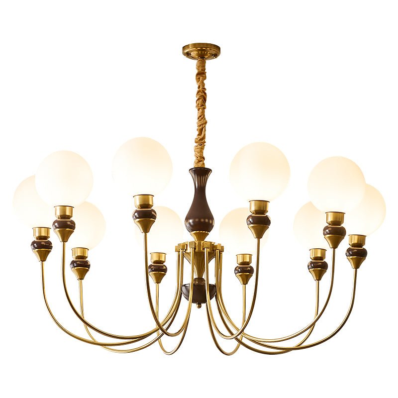 Helena Curve Chandelier - Blowlighting