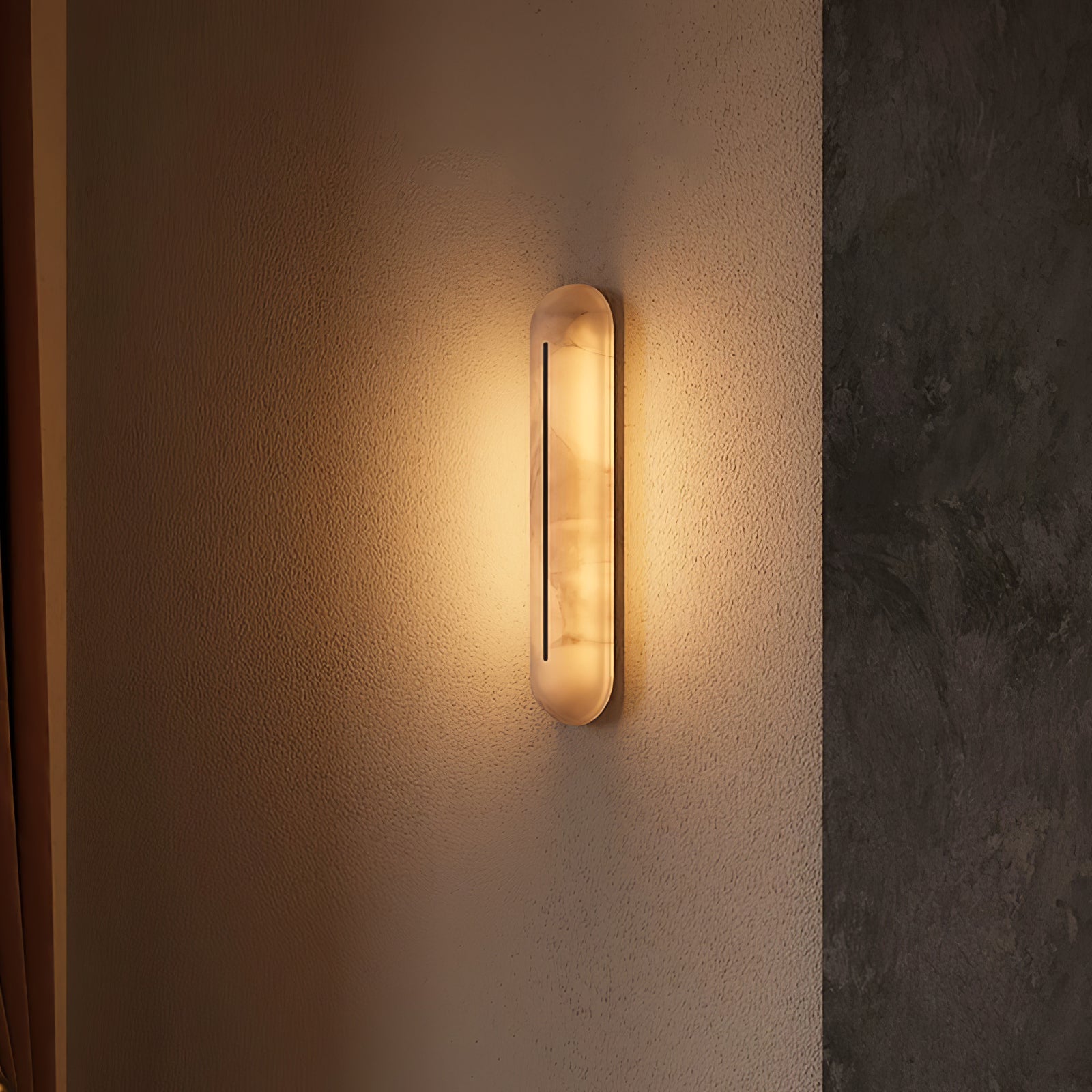 Armaryra Oblong Alabaster Wall Light - Neutralighting