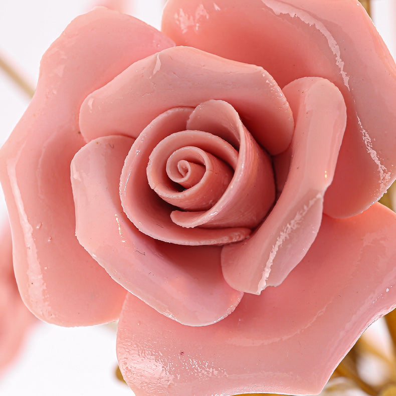 Orvara Individual Creativity Floral Ceramic Wall Lamp - Lamp Copper