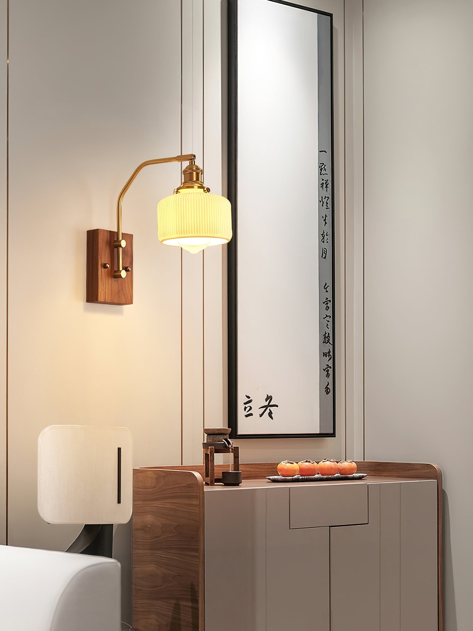 Heritage Walnut Wall Lamp - Blowlighting
