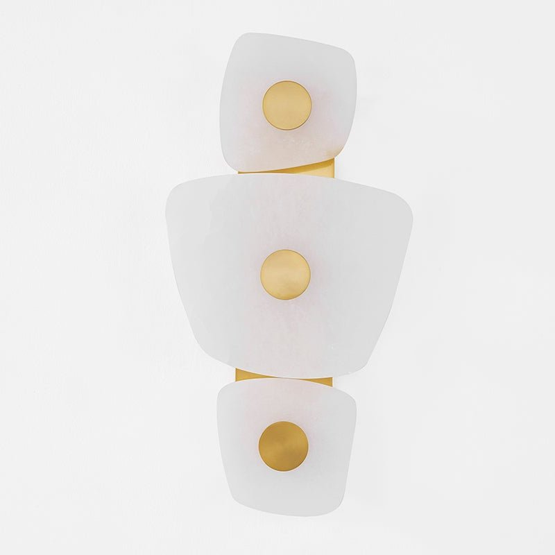 Itheora Individual Creativity Brass Alabaster Wall Lamp - Lamp Copper