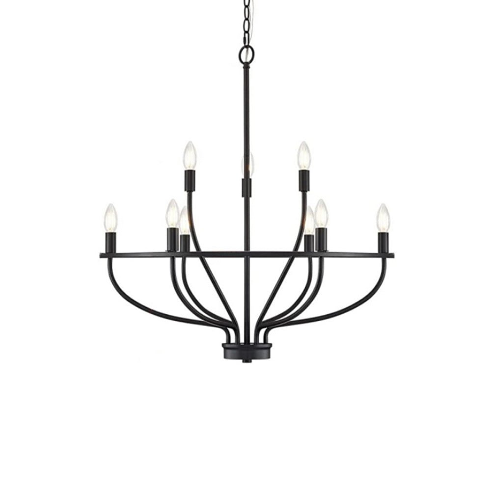 Aurelia Brass Gold Candelabra Chandelier - Blowlighting