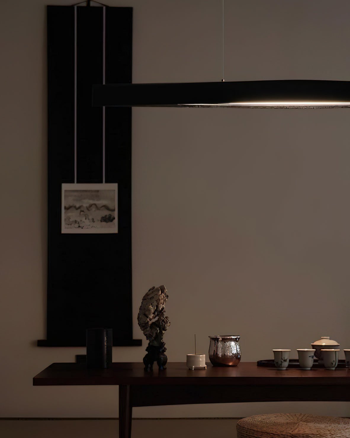 Horizon Linear Wood Pendant Lamp - Blowlighting