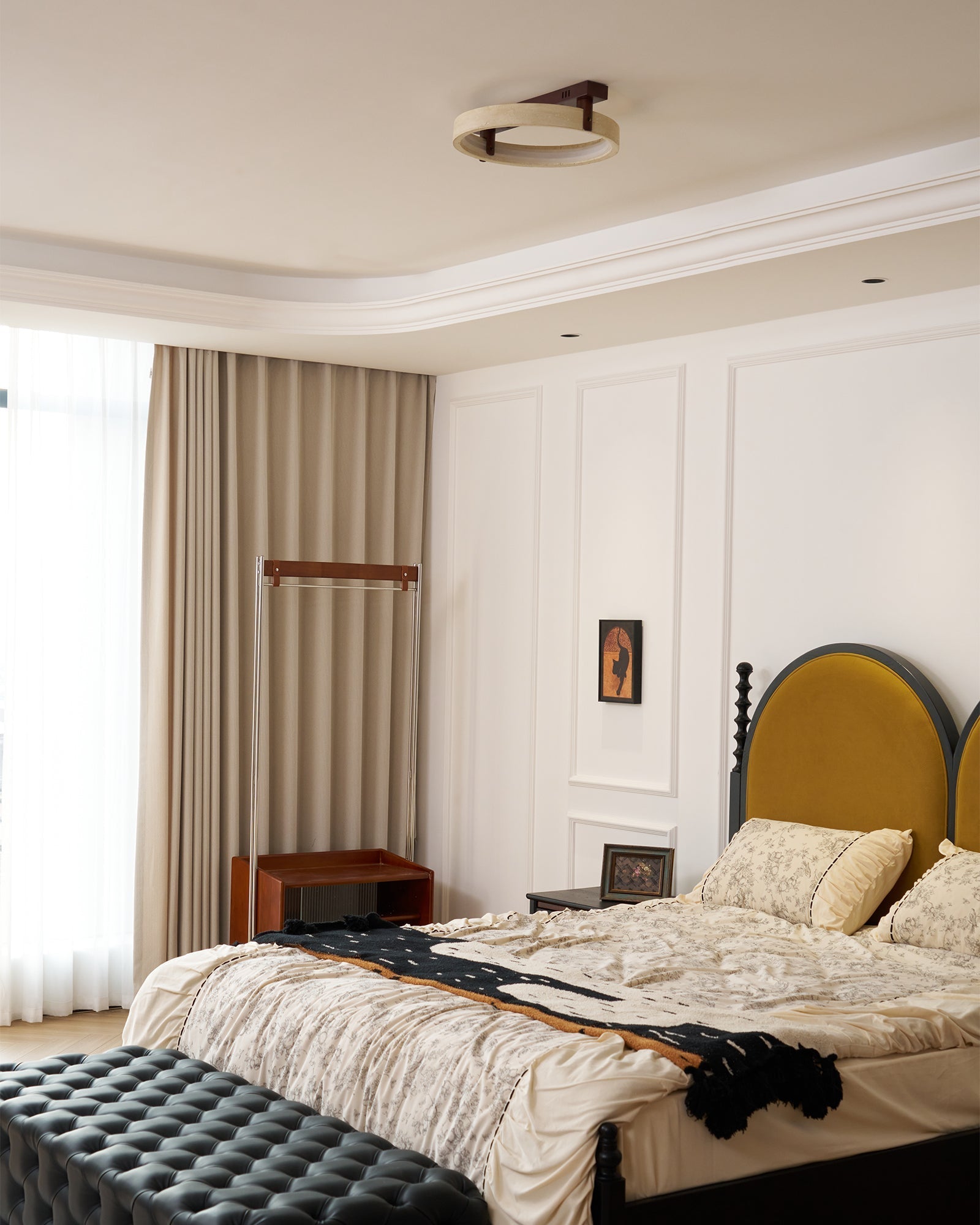 Ivlaeyra Ringed Travertine Wall Light - Neutralighting