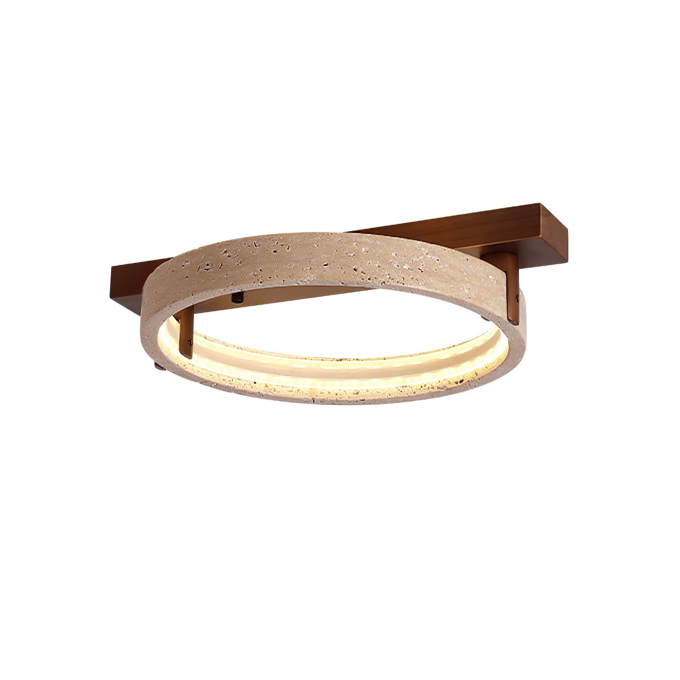 Ivlaeyra Ringed Travertine Wall Light - Neutralighting