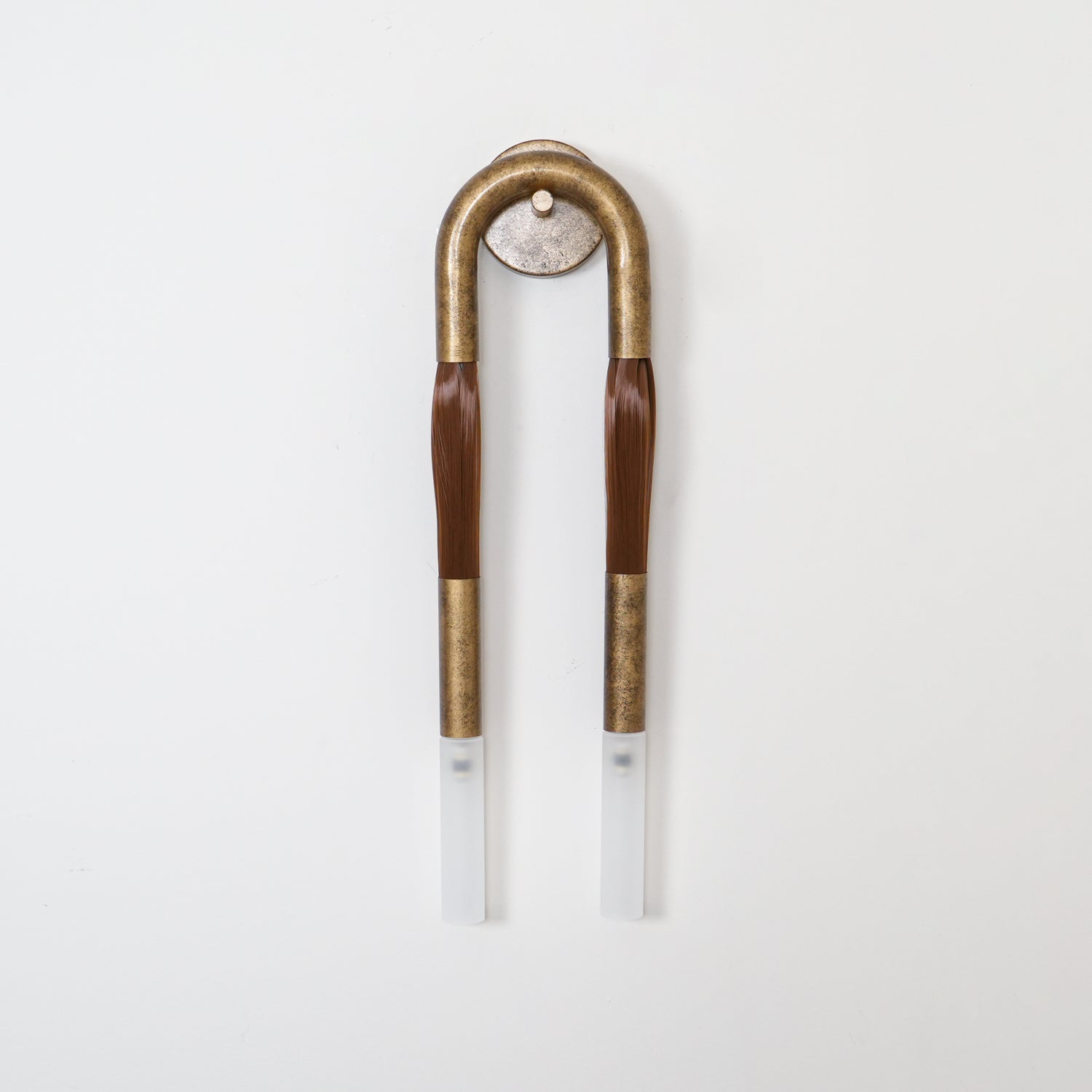 Aloft Modern Minimalist Double Head Acrylic Sconce Wall Lamp - Lamp Copper