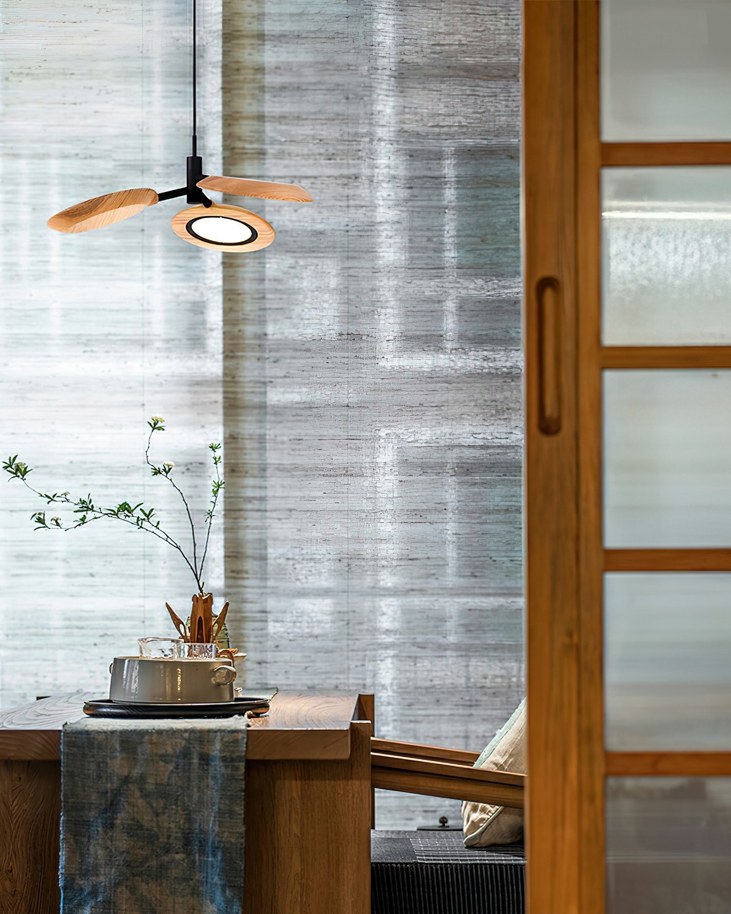 Alnoraris Tiered Wood Pendant Light - Blowlighting