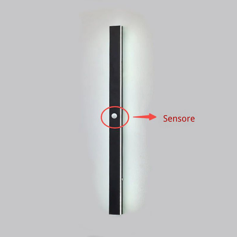 Ray Applique da Esterni Metallo Lineare Balcone Terrazza Minimalista