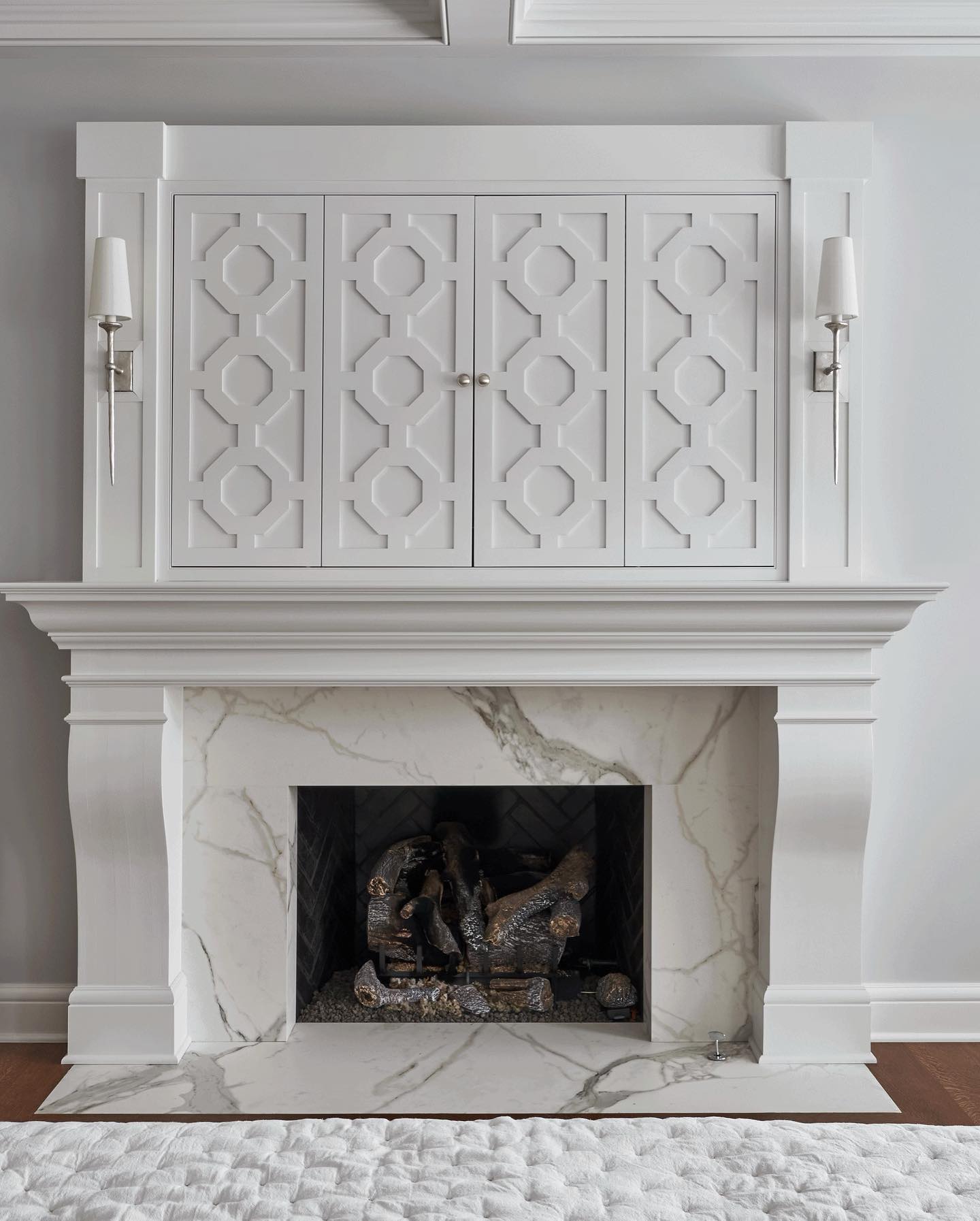 Velirara Vintage Industrial Brass Fabric Wall Lamp - Lamp Copper