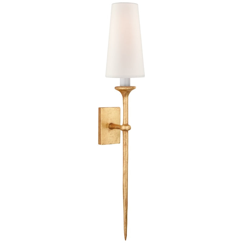 Velirara Vintage Industrial Brass Fabric Wall Lamp - Lamp Copper