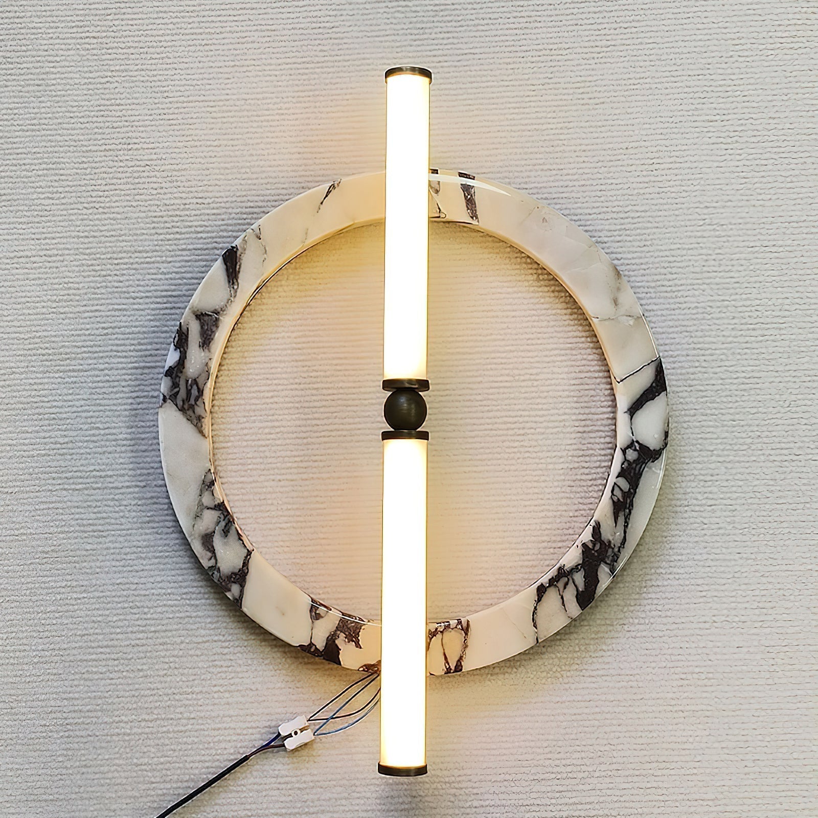 Mymira Modern Minimalist Ice Marble Wall Lamp - Lamp Copper