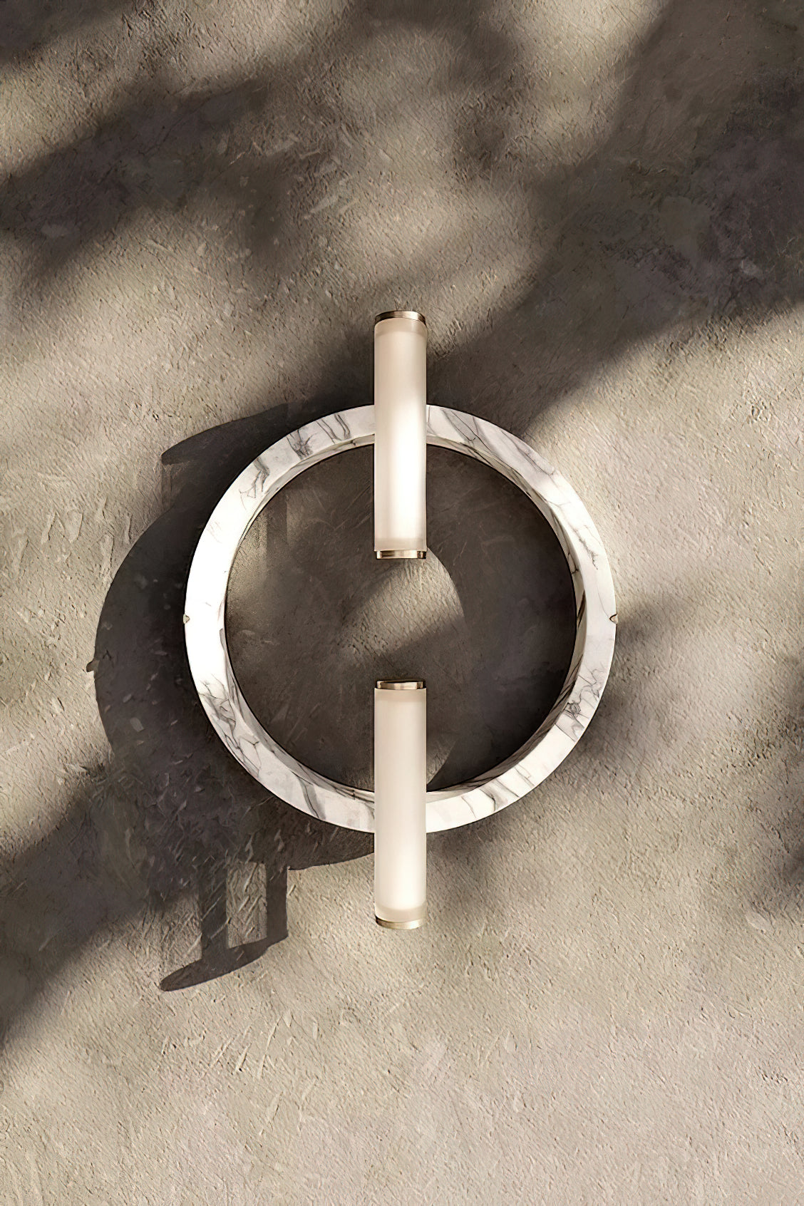 Mymira Modern Minimalist Ice Marble Wall Lamp - Lamp Copper