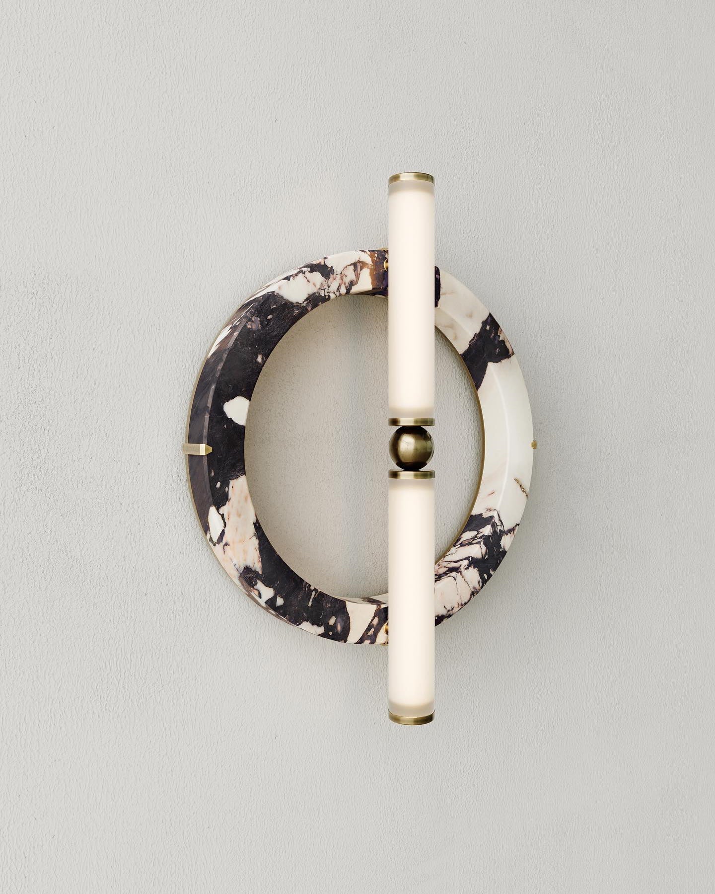 Mymira Modern Minimalist Ice Marble Wall Lamp - Lamp Copper