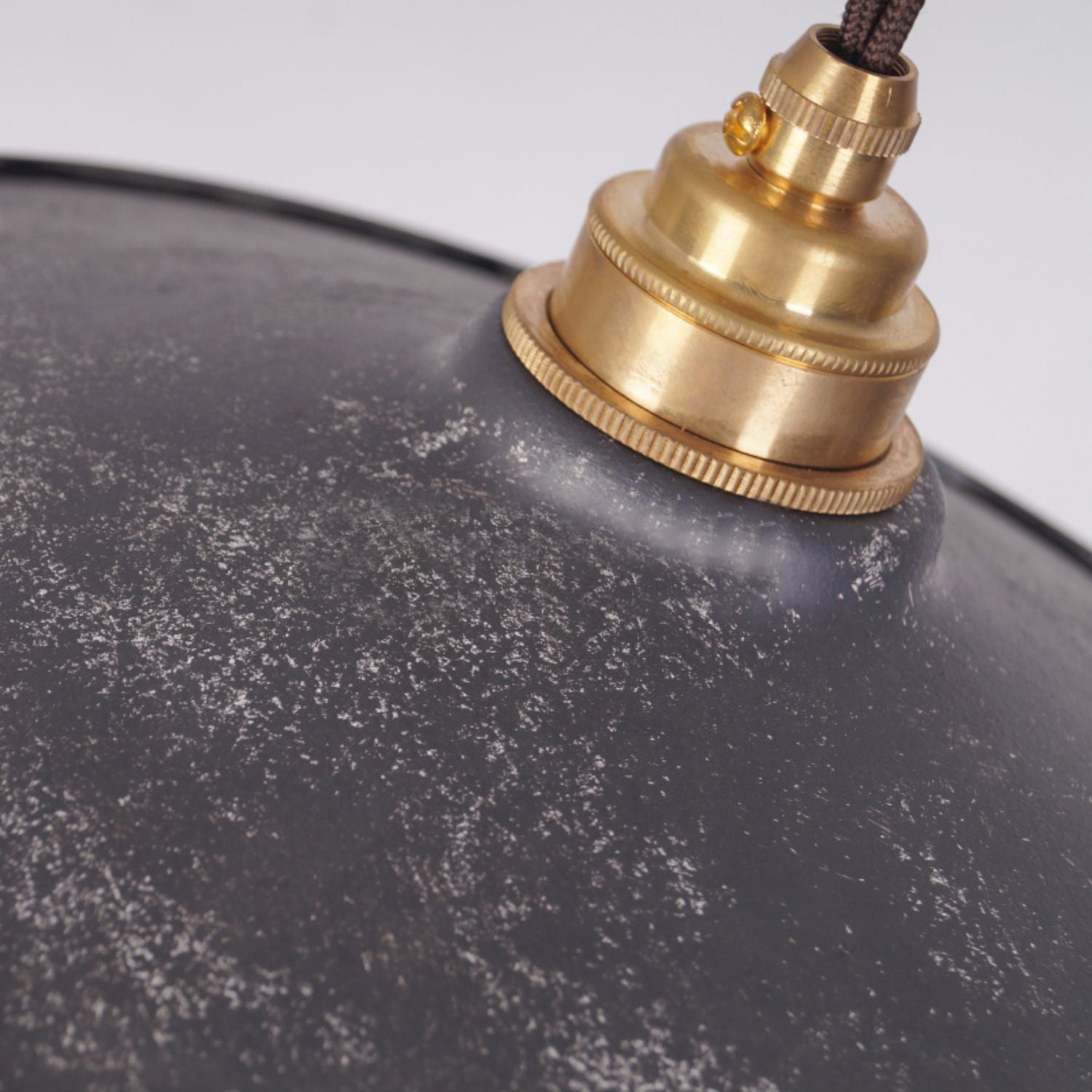 Zotheira Vintage Industrial Flat Metal Pendant Light - Lamp Copper