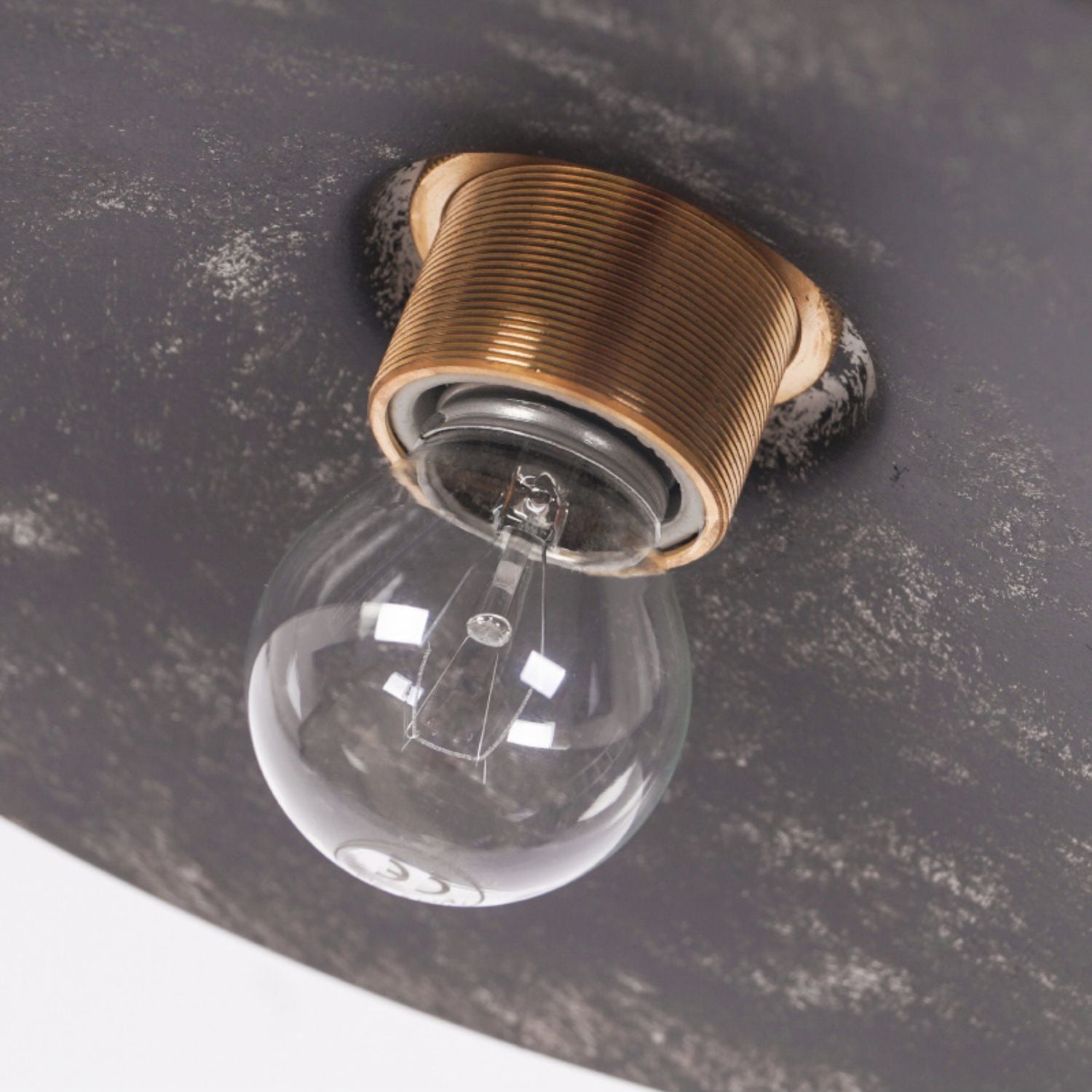 Zotheira Vintage Industrial Flat Metal Pendant Light - Lamp Copper