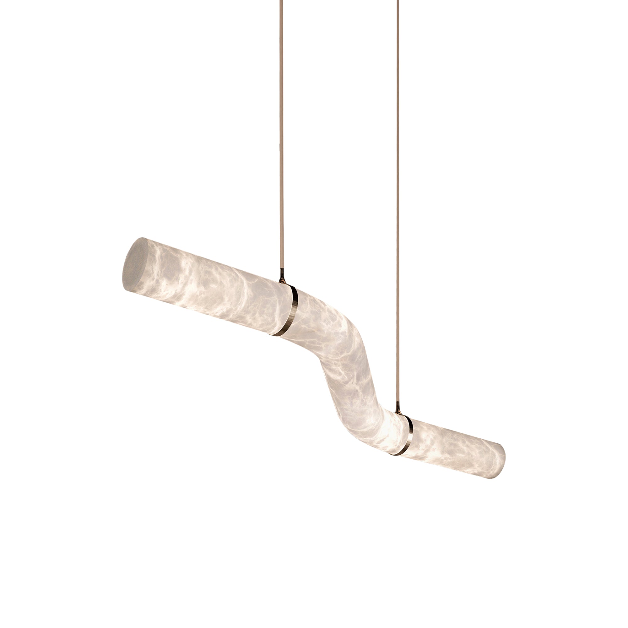 Utalyra Curved Alabaster Pendant Light - Neutralighting