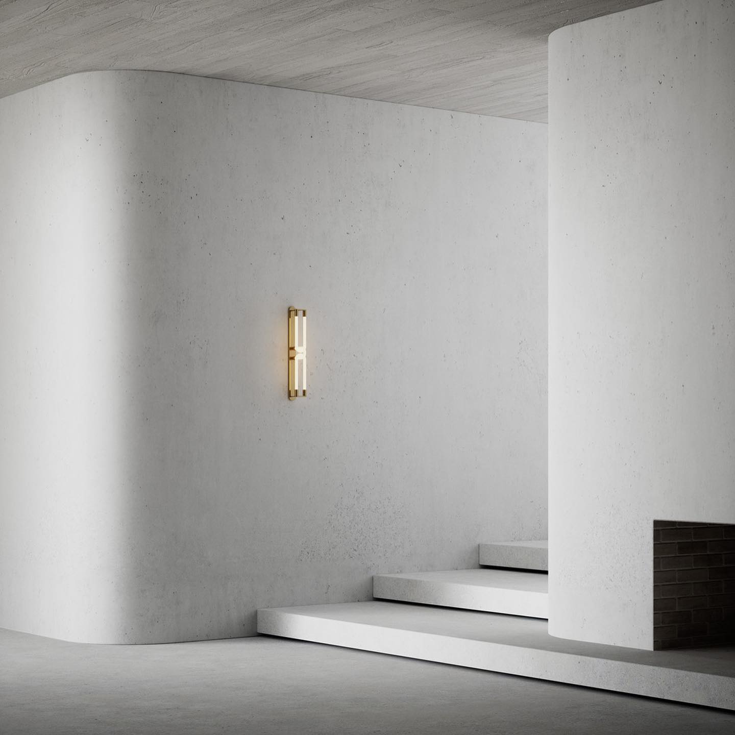 Sytheiel Modern Minimalist Fingers Metal Acrylic Wall Lamp - Lamp Copper