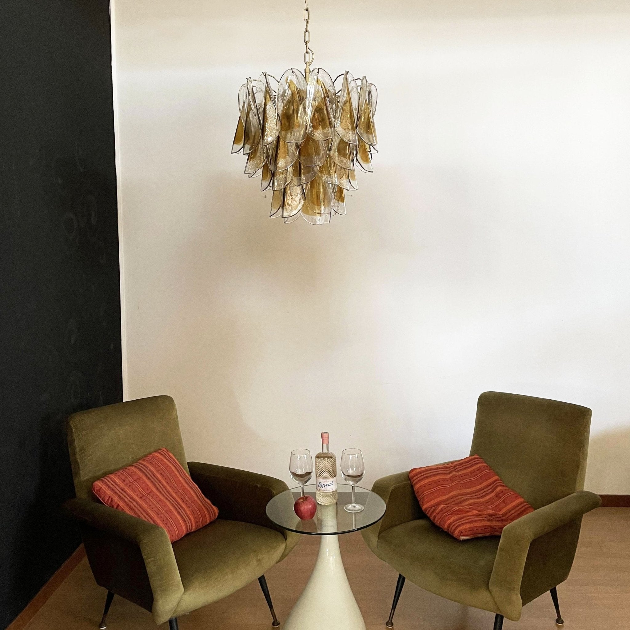 Aurora Chandelier Isabella Gold Petal Layered - Neutralighting