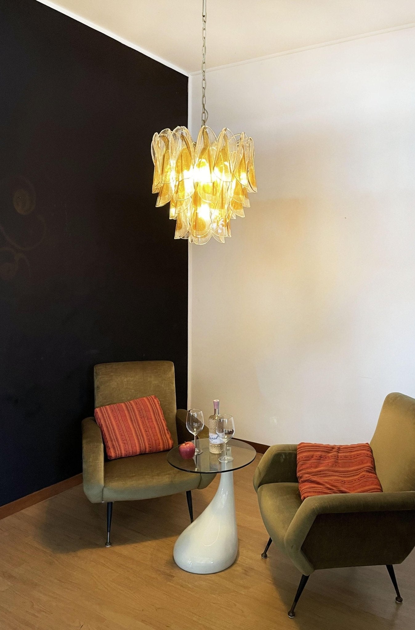 Aurora Chandelier Isabella Gold Petal Layered - Neutralighting