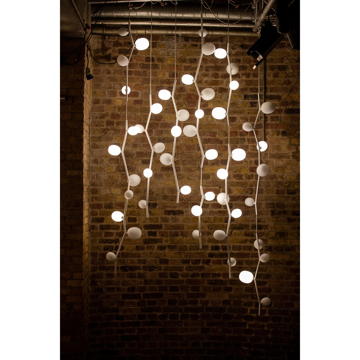 Isolora Modern Minimalist Vertical Glass Pendant Lamp - Lamp Copper