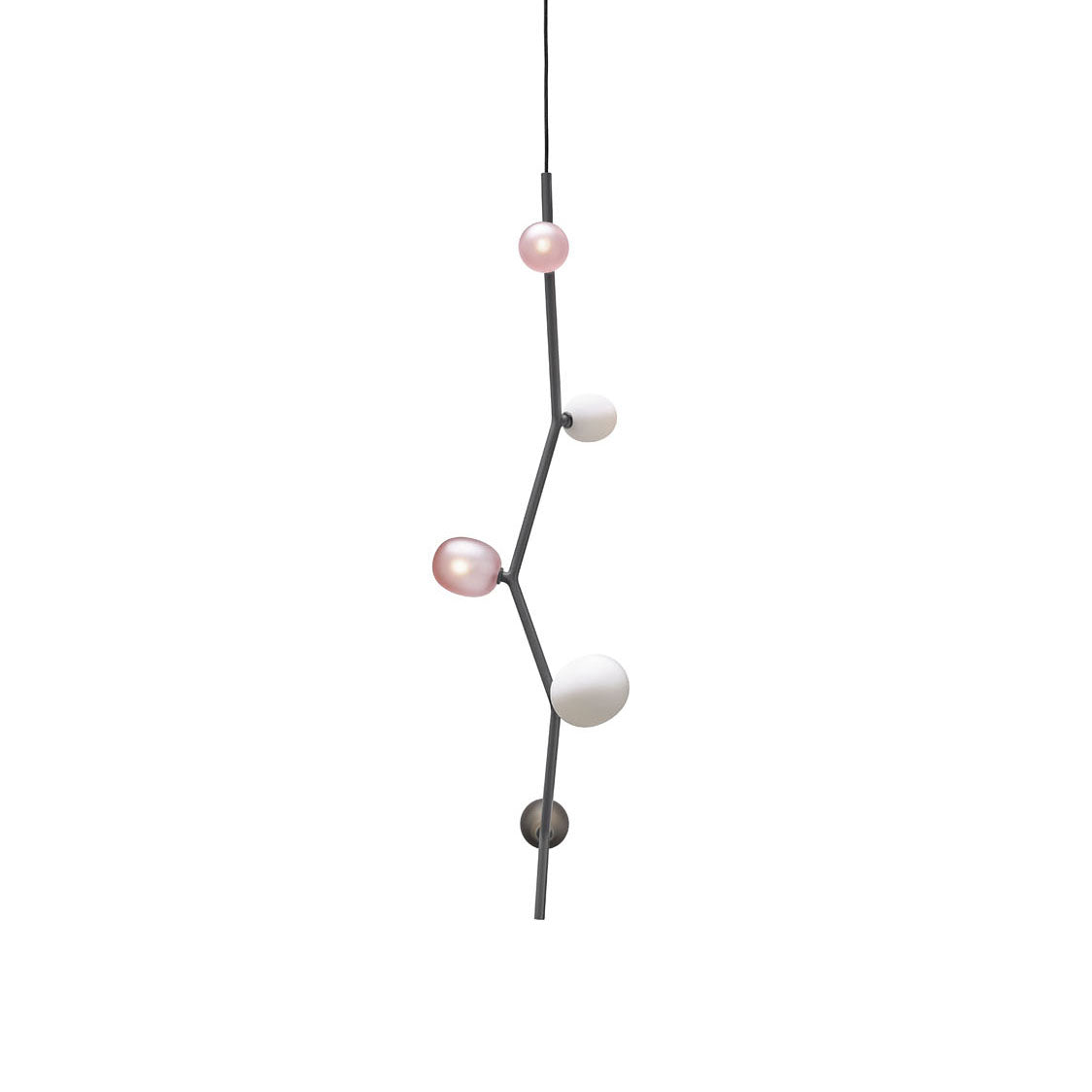 Isolora Modern Minimalist Vertical Glass Pendant Lamp - Lamp Copper