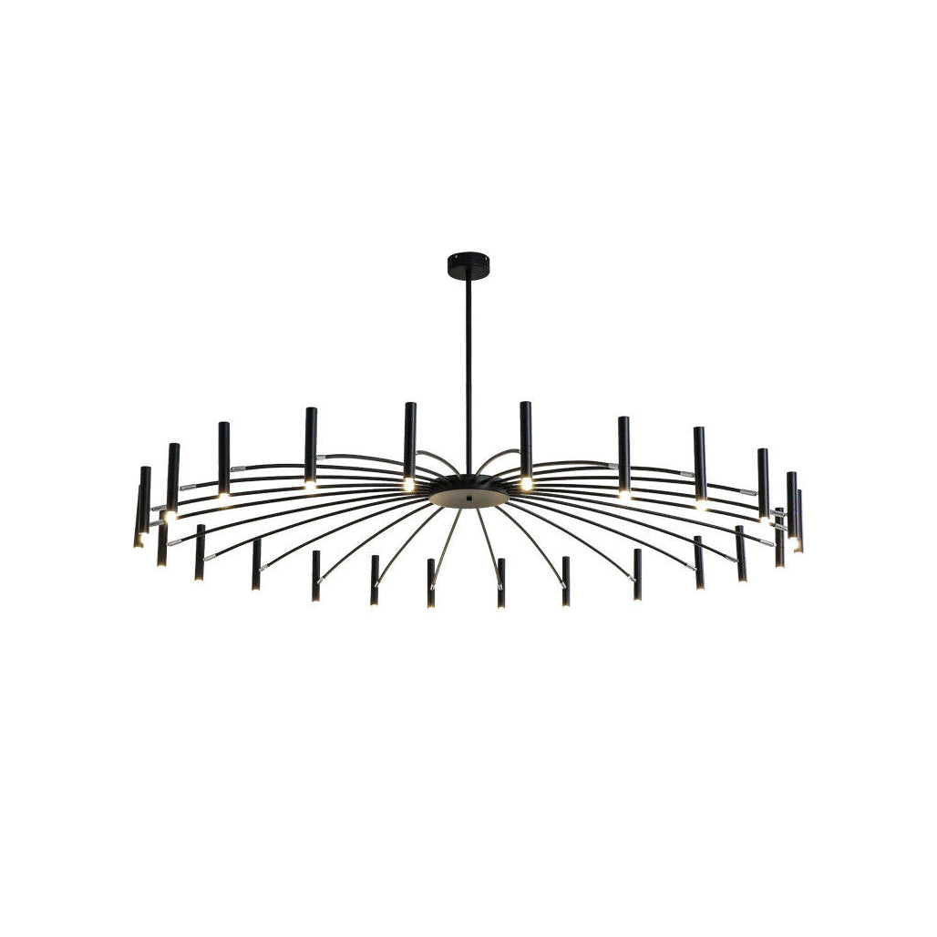 Cemarus Vintage Industrial Metal Chandelier - Lamp Copper
