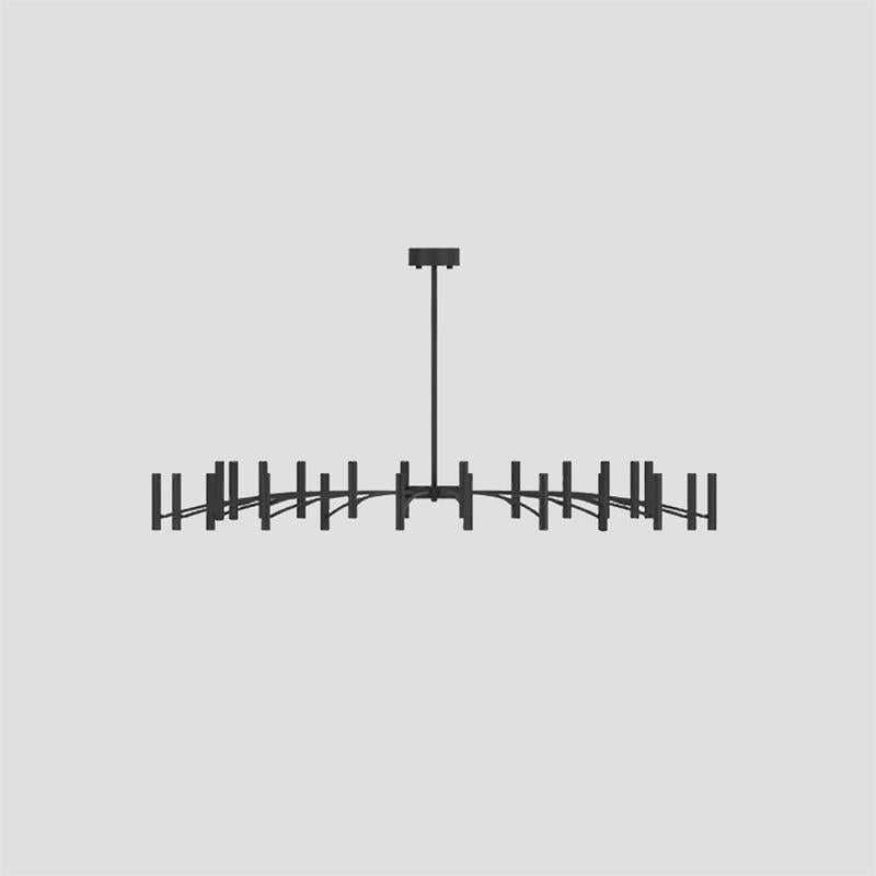 Cemarus Vintage Industrial Metal Chandelier - Lamp Copper