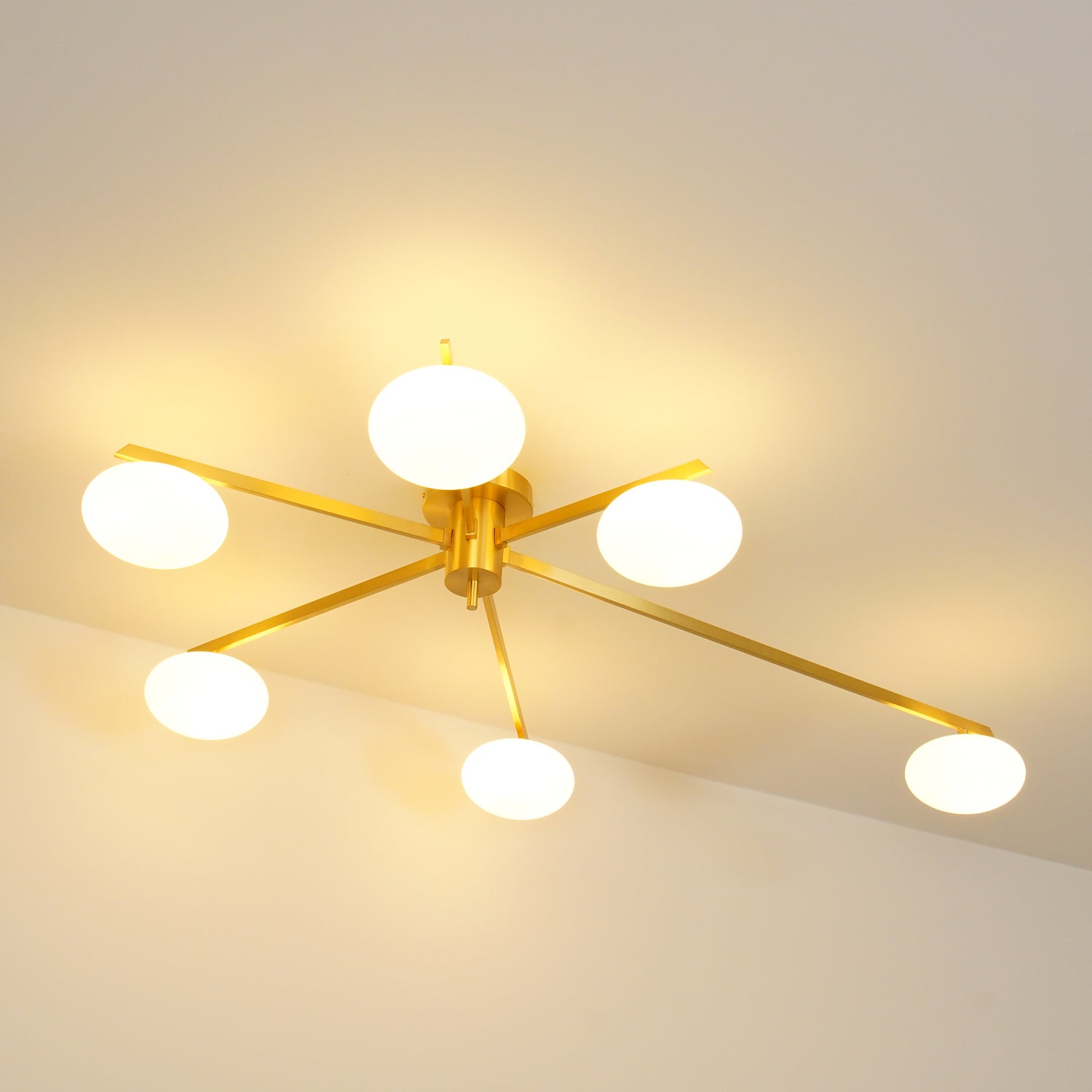 Valentina Lampada da Soffitto Moderna in Vetro Nero