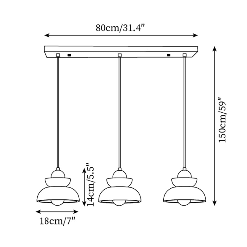 Pendant Lamp Travertine Shade Wood Modern Nordic Beige Walnut - Letslighting