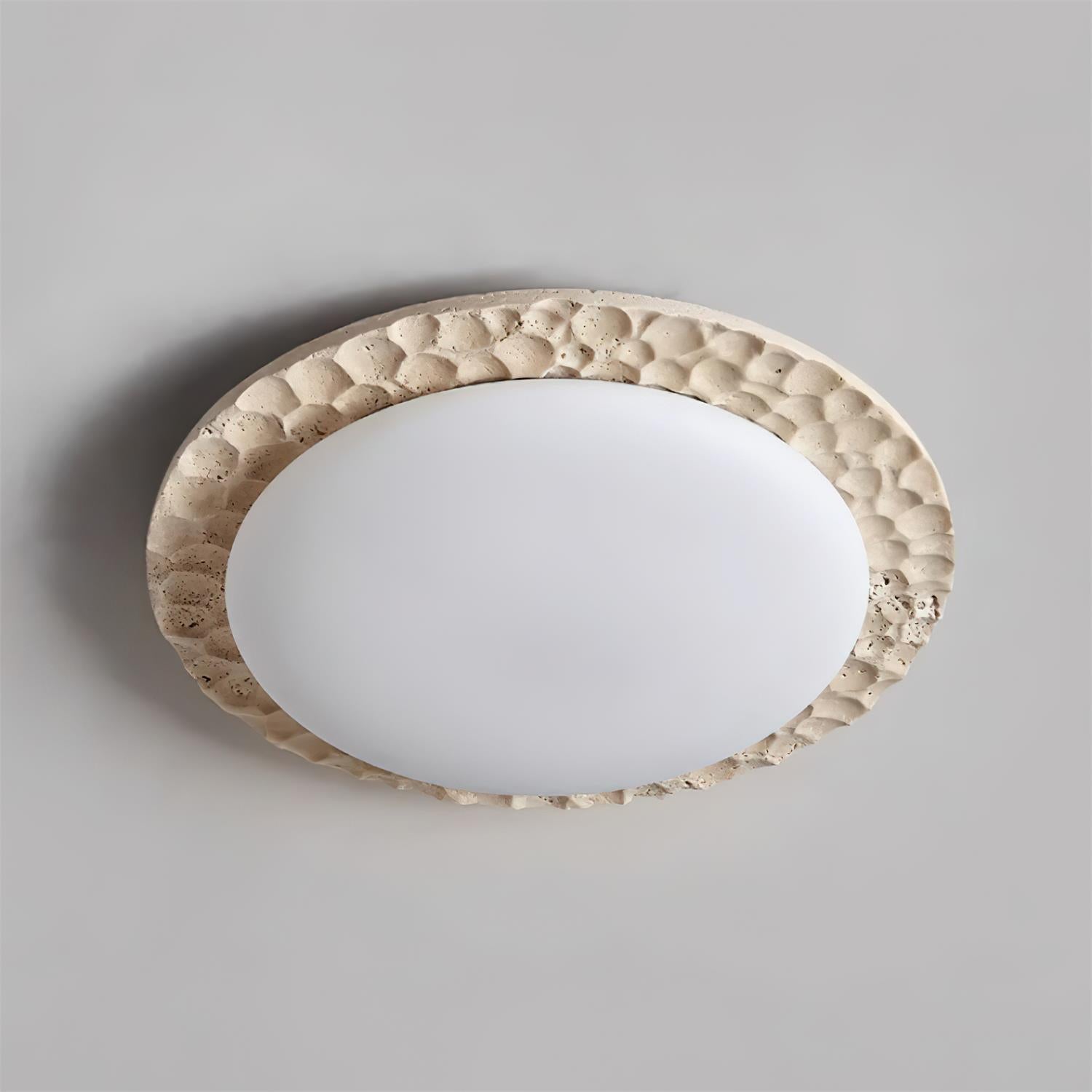 Ritta Travertine Canopy Ceiling Light - Letslighting