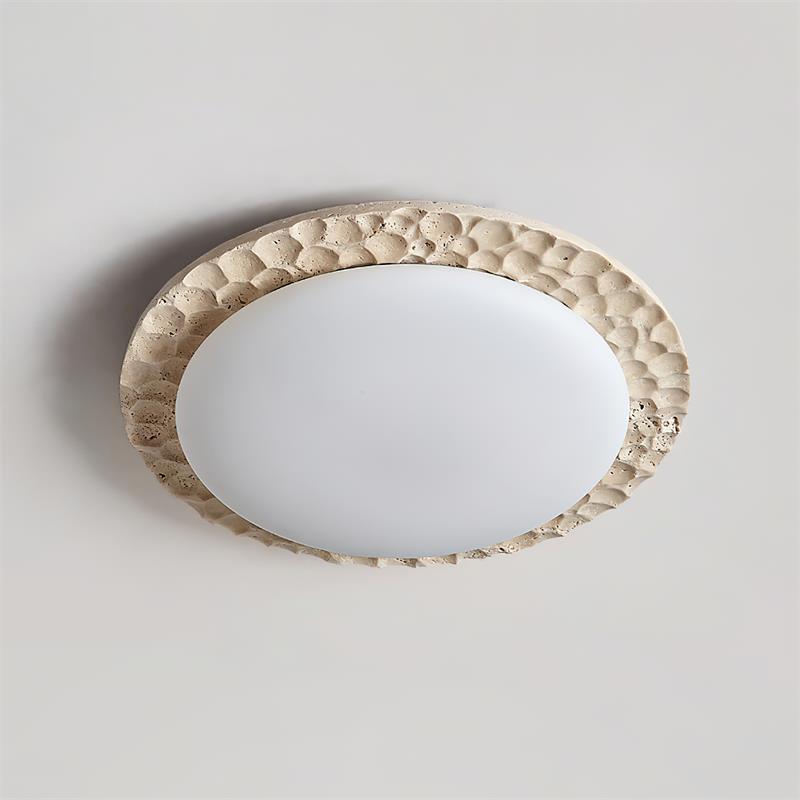 Ritta Travertine Canopy Ceiling Light - Letslighting